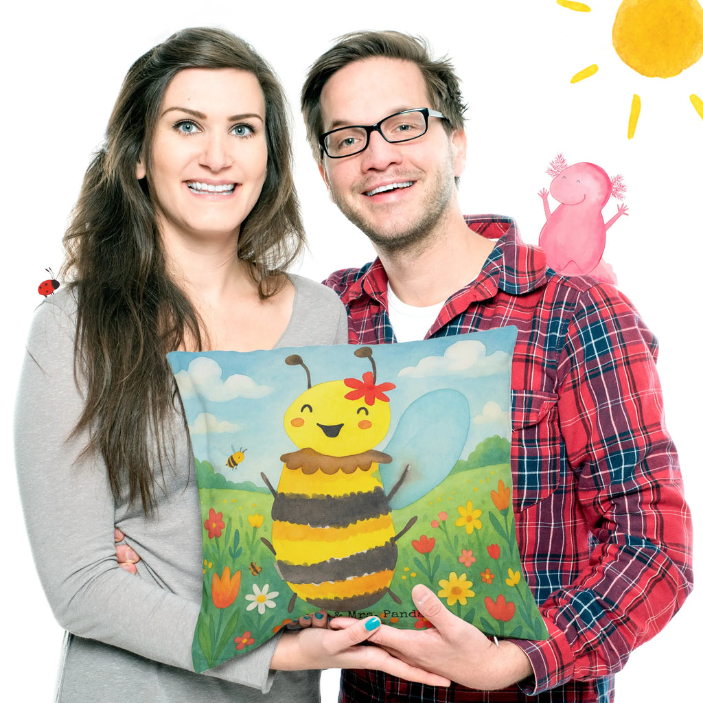 40x40 Kissen Biene Happy Design Sofakissen, Dekokissen, Zierkissen, Kissenbezüge, Kopfkissen, Kissenhülle 40x40, sofakissen, Kissen 40x40, Kissenhülle, Dekokissen 40x40, Kissen, Kissenbezug 40x40, Kissen 40x40 Waschbar, Couchkissen, sitzkissen, Kopfkissen 40x40, Motivkissen, Dekokissen Sofa, Sofakissen 40x40, Biene, Wespe, Hummel
