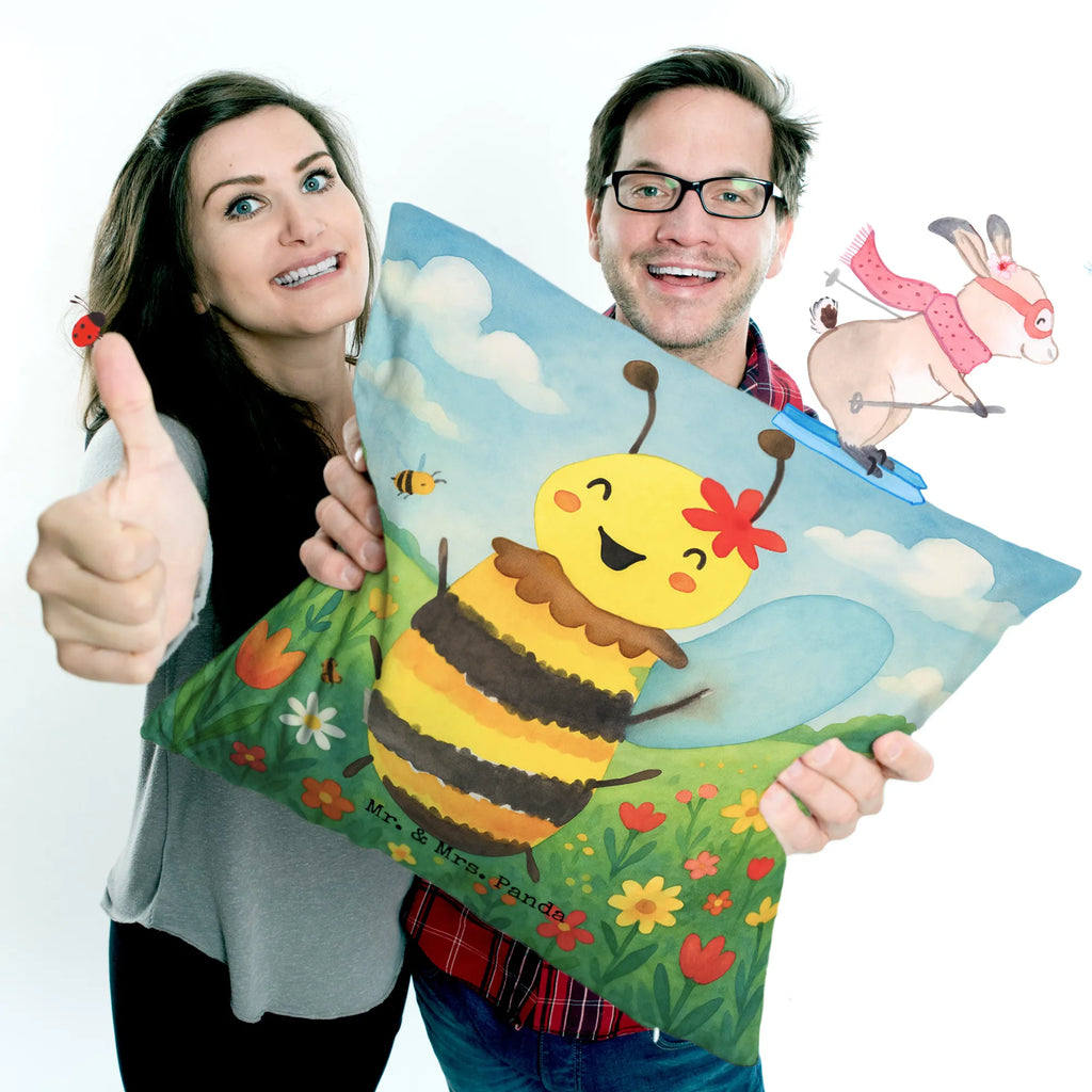 40x40 Kissen Biene Happy Design Sofakissen, Dekokissen, Zierkissen, Kissenbezüge, Kopfkissen, Kissenhülle 40x40, sofakissen, Kissen 40x40, Kissenhülle, Dekokissen 40x40, Kissen, Kissenbezug 40x40, Kissen 40x40 Waschbar, Couchkissen, sitzkissen, Kopfkissen 40x40, Motivkissen, Dekokissen Sofa, Sofakissen 40x40, Biene, Wespe, Hummel