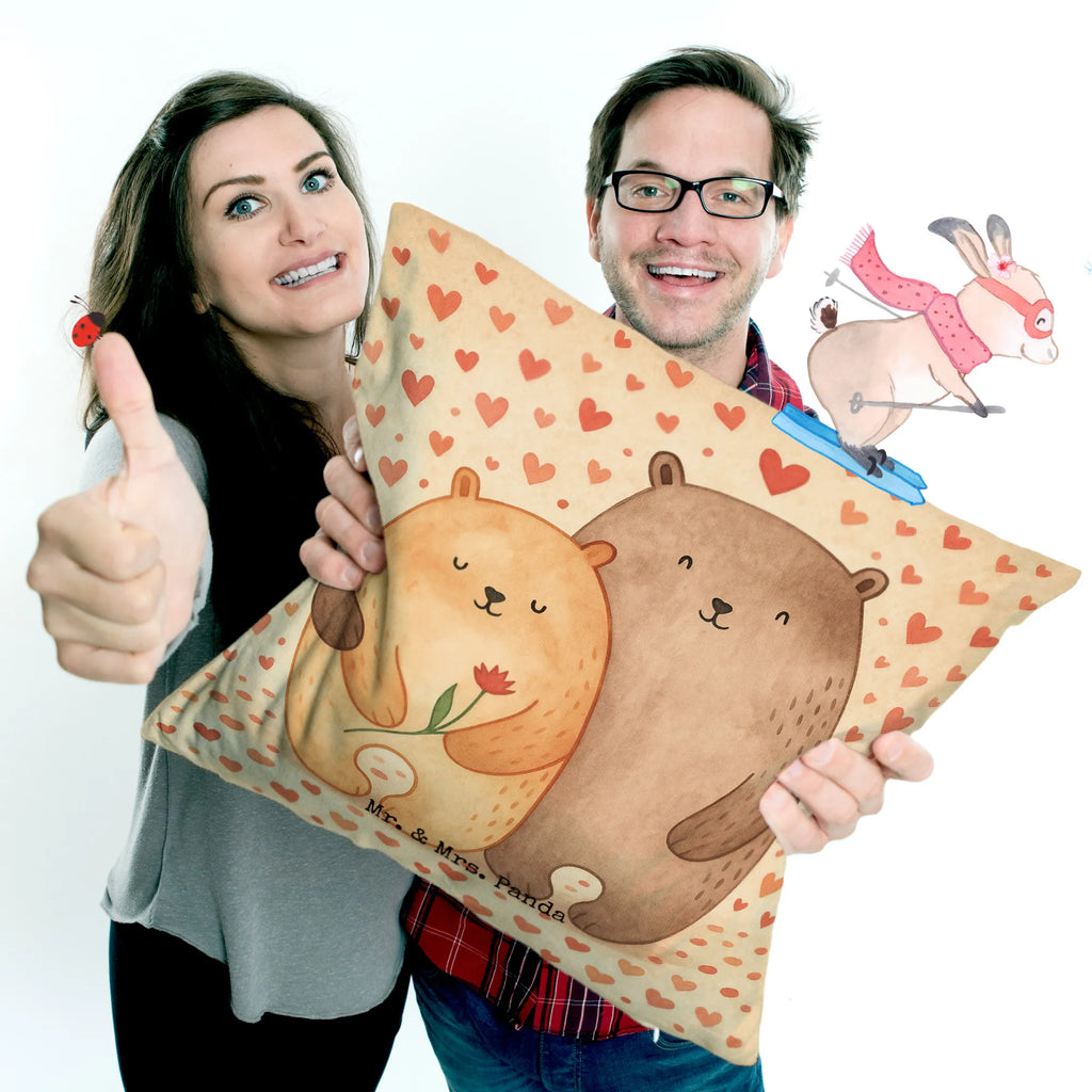 Cushion Bears in love Design Kissenhülle, Kopfkissen, Sofakissen, Dekokissen, Motivkissen, sofakissen, sitzkissen, Kissen, Kissenbezüge, Kissenbezug 40x40, Kissen 40x40, Kissenhülle 40x40, Zierkissen, Couchkissen, Dekokissen Sofa, Sofakissen 40x40, Dekokissen 40x40, Kopfkissen 40x40, Kissen 40x40 Waschbar, Liebe, Partner, Freund, Freundin, Ehemann, Ehefrau, Heiraten, Verlobung, Heiratsantrag, Liebesgeschenk, Jahrestag, Hocheitstag, Verliebt, Verlobt, Verheiratet, Geschenk Freundin, Geschenk Freund, Liebesbeweis, Hochzeitstag, Geschenk Hochzeit, Bären, Bärchen, Bär