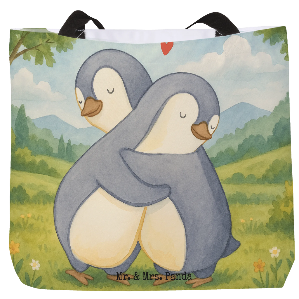 Shopper penguins Cuddle Design Shopper, Beutel, Einkaufstasche, Schulbeutel, Tasche, Einkaufsbeutel, Schultasche, Tragebeutel, Freizeittasche, Alltagstasche, Strandtasche, Liebe, Partner, Freund, Freundin, Ehemann, Ehefrau, Heiraten, Verlobung, Heiratsantrag, Liebesgeschenk, Jahrestag, Hocheitstag, Geschenk für Freundin, Valentinstag, Geschenk für Frauen, Hochzeitstag, für Männer, Mitbringsel, Liebesbeweis, Geschenk für Partner, für Ehemann