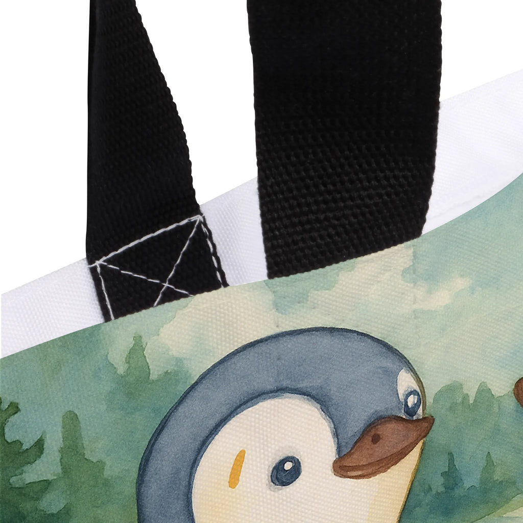 Shopper Pinguine trösten Design Strandtasche, Beutel, Shopper, Einkaufstasche, Freizeittasche, Schultasche, Alltagstasche, Einkaufsbeutel, Tragebeutel, Tasche, Schulbeutel, Liebe, Partner, Freund, Freundin, Ehemann, Ehefrau, Heiraten, Verlobung, Heiratsantrag, Liebesgeschenk, Jahrestag, Hocheitstag, Valentinstag, Geschenk für Frauen, Geschenk für Freundin, Mitbringsel, Geschenk für Partner, für Ehemann, Hochzeitstag, Liebesbeweis, für Männer