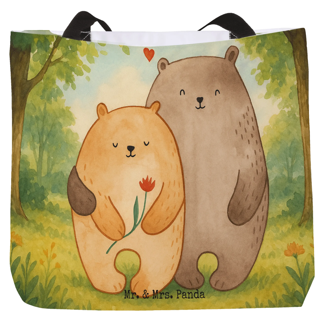 Shopper Bears in love Design Beutel, Einkaufstasche, Tasche, Strandtasche, Einkaufsbeutel, Shopper, Schultasche, Freizeittasche, Tragebeutel, Schulbeutel, Alltagstasche, Liebe, Partner, Freund, Freundin, Ehemann, Ehefrau, Heiraten, Verlobung, Heiratsantrag, Liebesgeschenk, Jahrestag, Hocheitstag, Verliebt, Verlobt, Verheiratet, Geschenk Freundin, Geschenk Freund, Liebesbeweis, Hochzeitstag, Geschenk Hochzeit, Bären, Bärchen, Bär