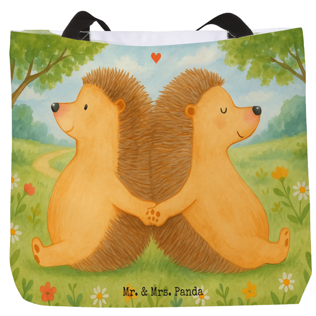 Shopper Hedgehogs holding hands Design Freizeittasche, Shopper, Alltagstasche, Beutel, Einkaufsbeutel, Schulbeutel, Tasche, Strandtasche, Einkaufstasche, Tragebeutel, Schultasche, Liebe, Partner, Freund, Freundin, Ehemann, Ehefrau, Heiraten, Verlobung, Heiratsantrag, Liebesgeschenk, Jahrestag, Hocheitstag, Gemeinsamkeit, Hochzeit, Igelliebe, Liebesbeweis, Lieblingsmensch, Igel, Geschenk für zwei, große Liebe, Liebesbotschaft, Hand in Hand, Love