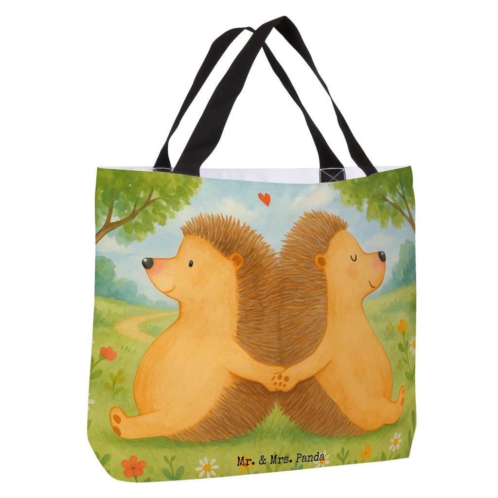Shopper Hedgehogs holding hands Design Freizeittasche, Shopper, Alltagstasche, Beutel, Einkaufsbeutel, Schulbeutel, Tasche, Strandtasche, Einkaufstasche, Tragebeutel, Schultasche, Liebe, Partner, Freund, Freundin, Ehemann, Ehefrau, Heiraten, Verlobung, Heiratsantrag, Liebesgeschenk, Jahrestag, Hocheitstag, Gemeinsamkeit, Hochzeit, Igelliebe, Liebesbeweis, Lieblingsmensch, Igel, Geschenk für zwei, große Liebe, Liebesbotschaft, Hand in Hand, Love