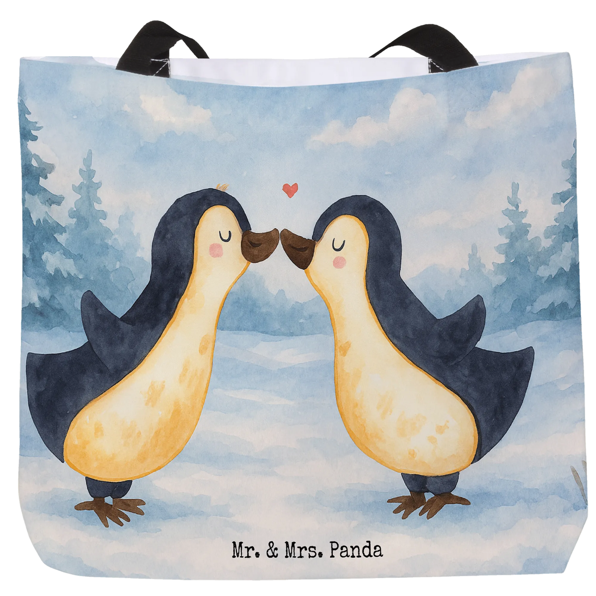 Shopper Penguins in love Design Loving, Two, Together, Marriage, Proposal of marriage, Love gift, gift for her, gift for him, anniversary gift, proof of love, gift girlfriend, gift idea, couple. love couple, fiancé, gift anniversary, wedding, anniversary, penguin love, pair, pair of penguins, gift friend, fiancée, guest gift, love saying, wedding anniversary, penguins