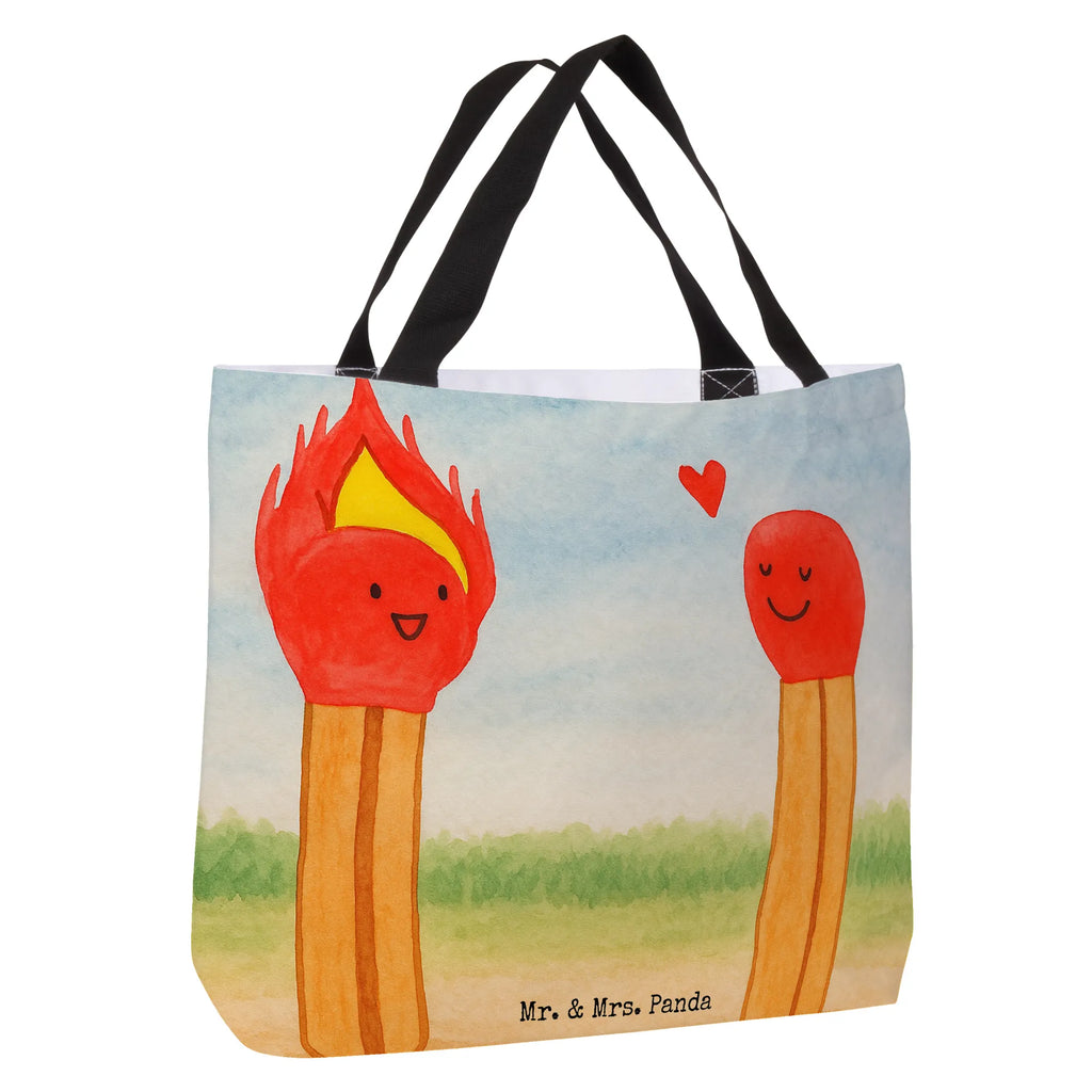 Shopper Zapałki Design Strandtasche, Shopper, Einkaufsbeutel, Schultasche, Schulbeutel, Alltagstasche, Beutel, Einkaufstasche, Freizeittasche, Tasche, Tragebeutel, Liebe, Partner, Freund, Freundin, Ehemann, Ehefrau, Heiraten, Verlobung, Heiratsantrag, Liebesgeschenk, Jahrestag, Hocheitstag, Streichhölzer