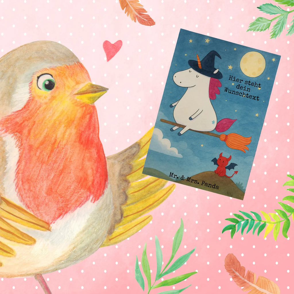 Personalisierte Grußkarte Einhorn Hexe Design Personalisierte Glückwunschkarte, Personalisierte Einladungskarte, Personalisiertere Klappkarte, Personalisierte Hochzeitskarte, Grußkarte mit persönlichen Nachrichten, Personalisierte Grußkarte, Grußkarte mit Namen, Grußkarte selber drucken, Personalisierte Geburtstagskarte, Personalisierte Karte, Grußkarte selbst gestalten, Grußkarte als Geldgeschenk, Grußkarten personalisiert, Einhorn, Einhörner, Einhorn Deko, Unicorn, Frau, Verrückte, Hexe, Teufel, Ehefrau, Zicke, Engel, Freundin, Leben