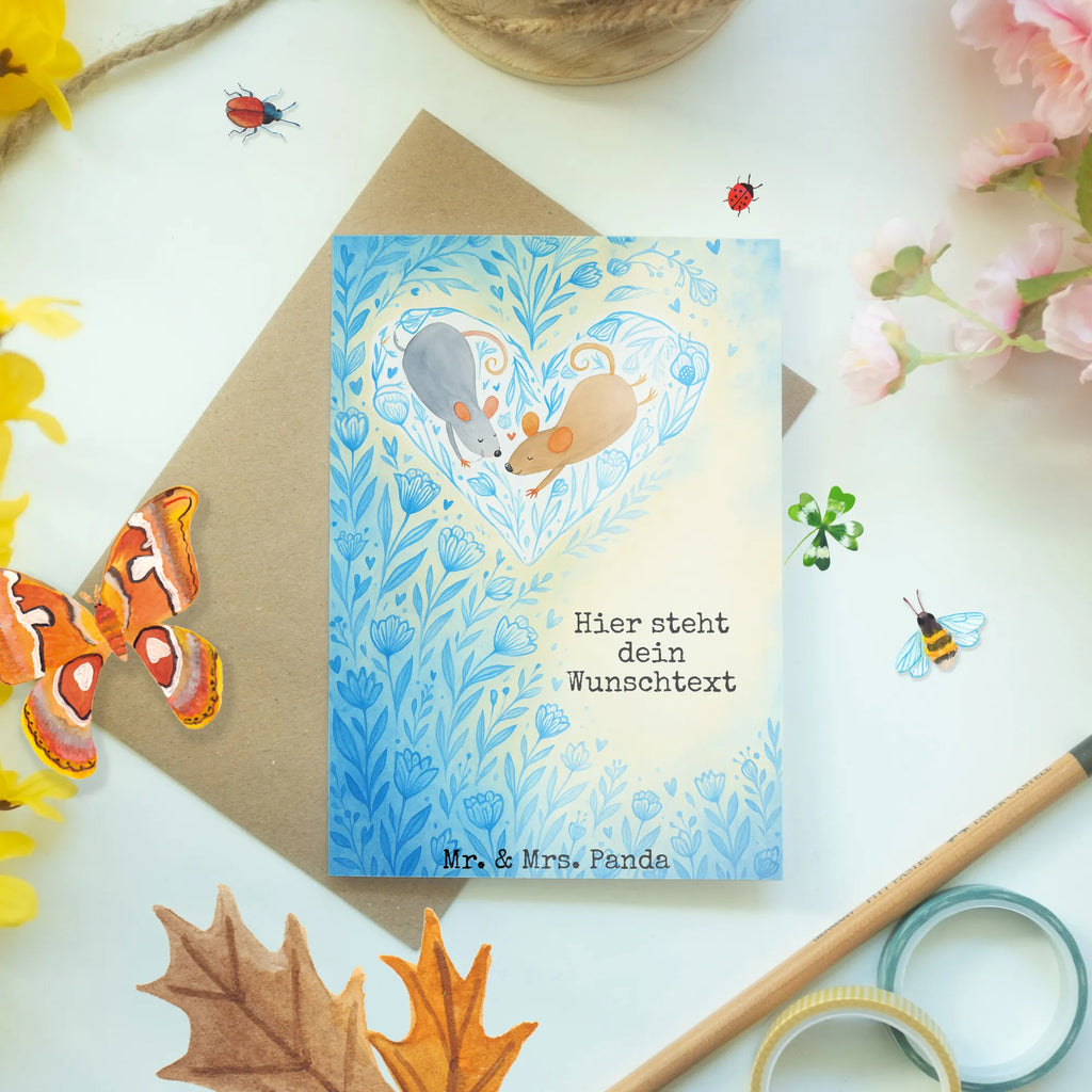 Personalised greetings card Mice heart Design Grußkarte selber drucken, Grußkarten personalisiert, Personalisierte Hochzeitskarte, Grußkarte als Geldgeschenk, Personalisiertere Klappkarte, Personalisierte Grußkarte, Grußkarte selbst gestalten, Personalisierte Geburtstagskarte, Grußkarte mit persönlichen Nachrichten, Grußkarte mit Namen, Personalisierte Karte, Personalisierte Einladungskarte, Personalisierte Glückwunschkarte, Liebe, Partner, Freund, Freundin, Ehemann, Ehefrau, Heiraten, Verlobung, Heiratsantrag, Liebesgeschenk, Jahrestag, Hocheitstag, Hochzeit, Geschenk für zwei, Liebesbeweis, Love, Maus, Lieblingsmensch, Gemeinsamkeit, Mäuse, Liebesbotschaft