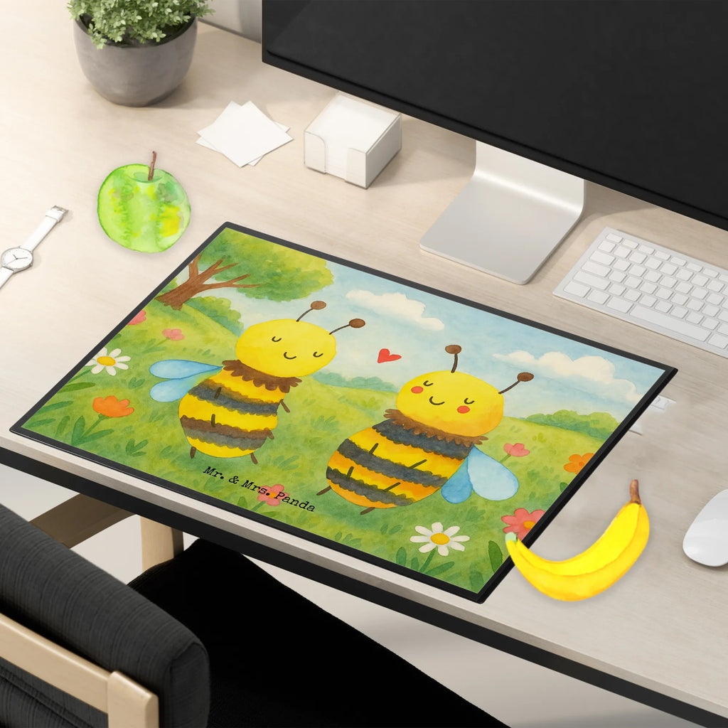 Schreibtischunterlage Biene Verliebt Design Schreibunterlage, Schreibtischauflage, Bürobedarf, Büroartikel, Schreibwaren, Schreibtisch Unterlagen, Schreibtischunterlage Groß, Biene, Wespe, Hummel