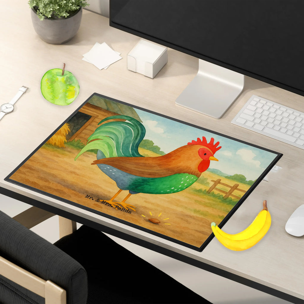 Schreibtischunterlage Hahn Korn Design Schreibwaren, Schreibtisch Unterlagen, Schreibtischauflage, Schreibtischunterlage Groß, Schreibunterlage, Büroartikel, Bürobedarf, Bauernhof, Hoftiere, Landwirt, Landwirtin, Henne, Eier, Hahn, Natur, Korn