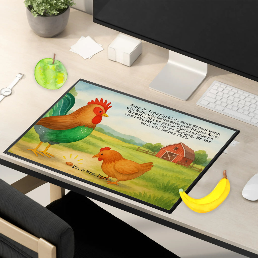 Schreibtischunterlage Hahn Korn Design Schreibwaren, Schreibtisch Unterlagen, Schreibtischauflage, Schreibtischunterlage Groß, Schreibunterlage, Büroartikel, Bürobedarf, Bauernhof, Hoftiere, Landwirt, Landwirtin, Henne, Eier, Hahn, Natur, Korn