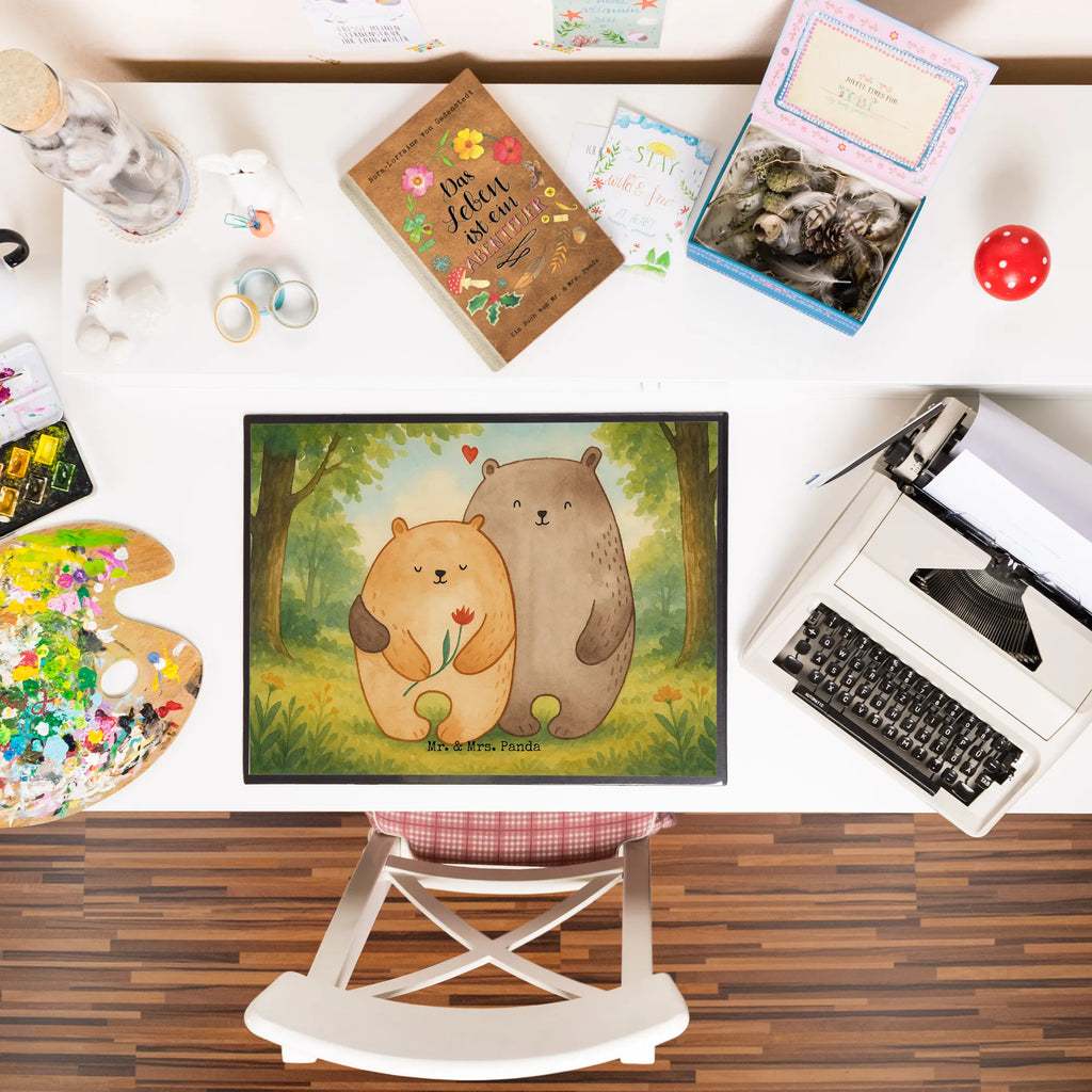 Desk pad Bears in love Design Schreibunterlage, Schreibtischauflage, Bürobedarf, Büroartikel, Schreibwaren, Schreibtisch Unterlagen, Schreibtischunterlage Groß, Liebe, Partner, Freund, Freundin, Ehemann, Ehefrau, Heiraten, Verlobung, Heiratsantrag, Liebesgeschenk, Jahrestag, Hocheitstag, Verliebt, Verlobt, Verheiratet, Geschenk Freundin, Geschenk Freund, Liebesbeweis, Hochzeitstag, Geschenk Hochzeit, Bären, Bärchen, Bär