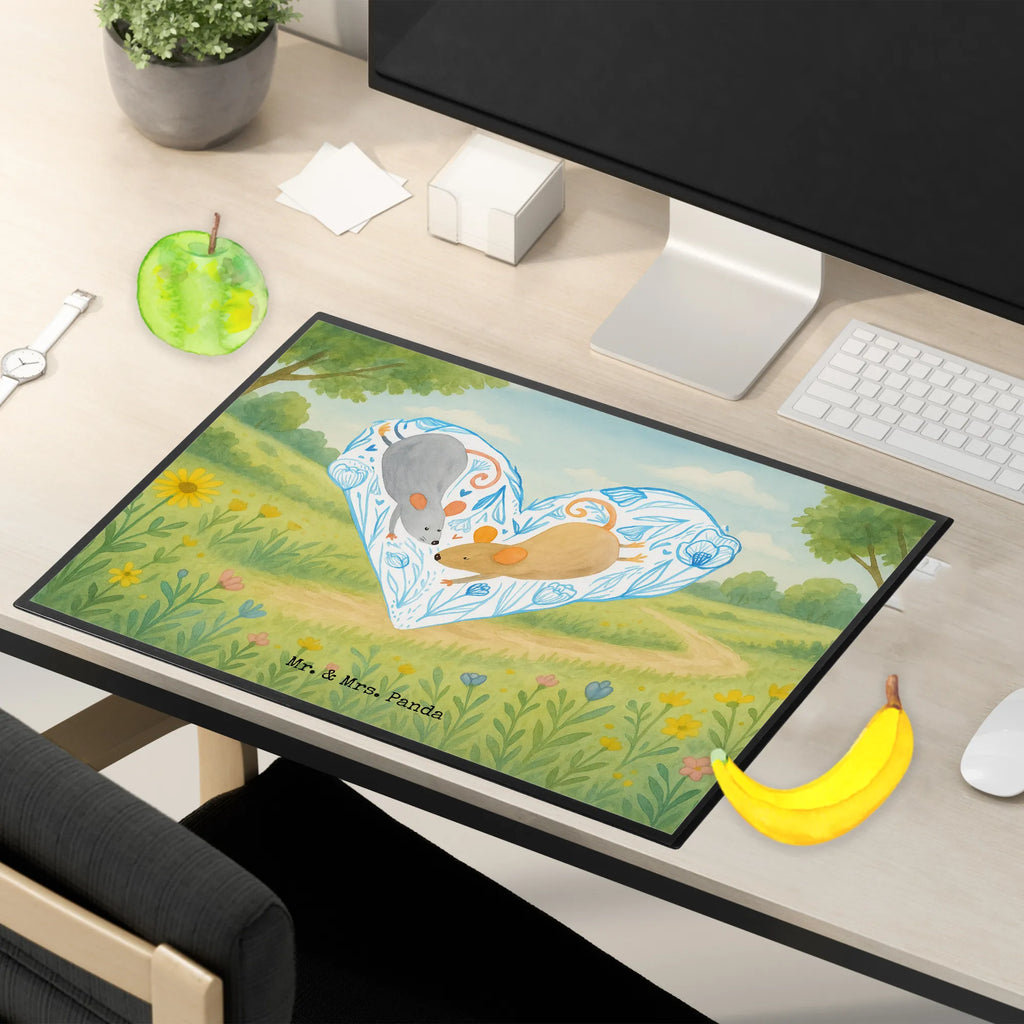 Schreibtischunterlage Mäuse Herz Design Schreibunterlage, Schreibtischauflage, Bürobedarf, Büroartikel, Schreibwaren, Schreibtisch Unterlagen, Schreibtischunterlage Groß, Liebe, Partner, Freund, Freundin, Ehemann, Ehefrau, Heiraten, Verlobung, Heiratsantrag, Liebesgeschenk, Jahrestag, Hocheitstag, Maus, Mäuse, Liebesbotschaft, Liebesbeweis, Hochzeit, Lieblingsmensch, Gemeinsamkeit, Love, Geschenk für zwei