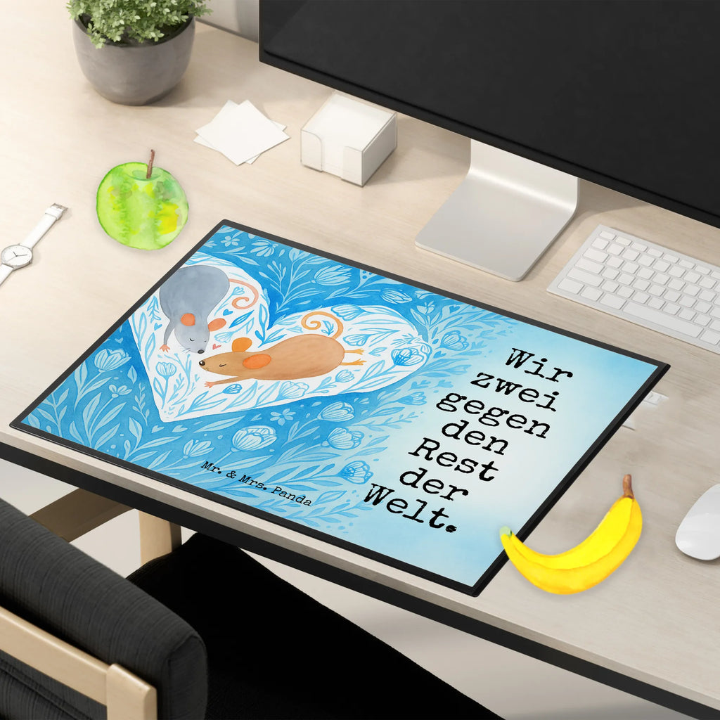 Schreibtischunterlage Mäuse Herz Design Schreibunterlage, Schreibtischauflage, Bürobedarf, Büroartikel, Schreibwaren, Schreibtisch Unterlagen, Schreibtischunterlage Groß, Liebe, Partner, Freund, Freundin, Ehemann, Ehefrau, Heiraten, Verlobung, Heiratsantrag, Liebesgeschenk, Jahrestag, Hocheitstag, Maus, Mäuse, Liebesbotschaft, Liebesbeweis, Hochzeit, Lieblingsmensch, Gemeinsamkeit, Love, Geschenk für zwei