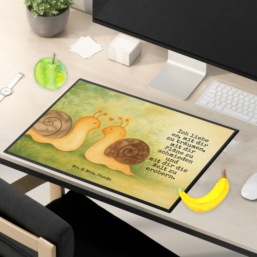 Schreibtischunterlage Schnecken Liebe Design Schreibunterlage, Schreibtischauflage, Bürobedarf, Büroartikel, Schreibwaren, Schreibtisch Unterlagen, Schreibtischunterlage Groß, Liebe, Partner, Freund, Freundin, Ehemann, Ehefrau, Heiraten, Verlobung, Heiratsantrag, Liebesgeschenk, Jahrestag, Hocheitstag