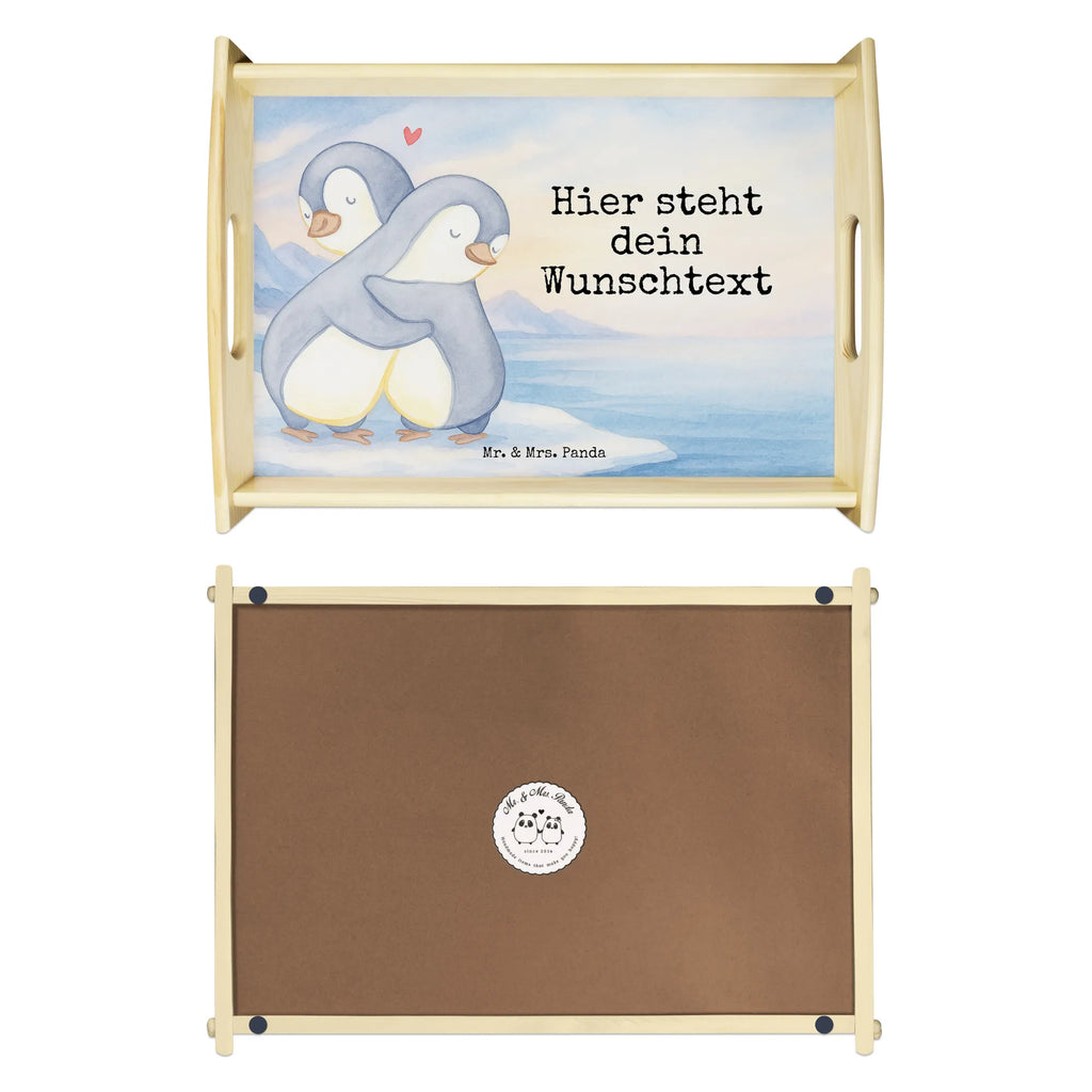 Personalisiertes Serviertablett Pinguine Kuscheln Design Tablett mit Namen, Personalisiertes Frühstückstablett, Personalisiertes Holztablett, Personalisiertes Serviertablett, Personalisiertes Tablett, Personalisiertes Dekotablett, Personalisiertes Küchentablett, Serviertablett mit Namen, Liebe, Partner, Freund, Freundin, Ehemann, Ehefrau, Heiraten, Verlobung, Heiratsantrag, Liebesgeschenk, Jahrestag, Hocheitstag, Geschenk für Frauen, Geschenk für Freundin, für Ehemann, Hochzeitstag, für Männer, Valentinstag, Geschenk für Partner, Mitbringsel, Liebesbeweis