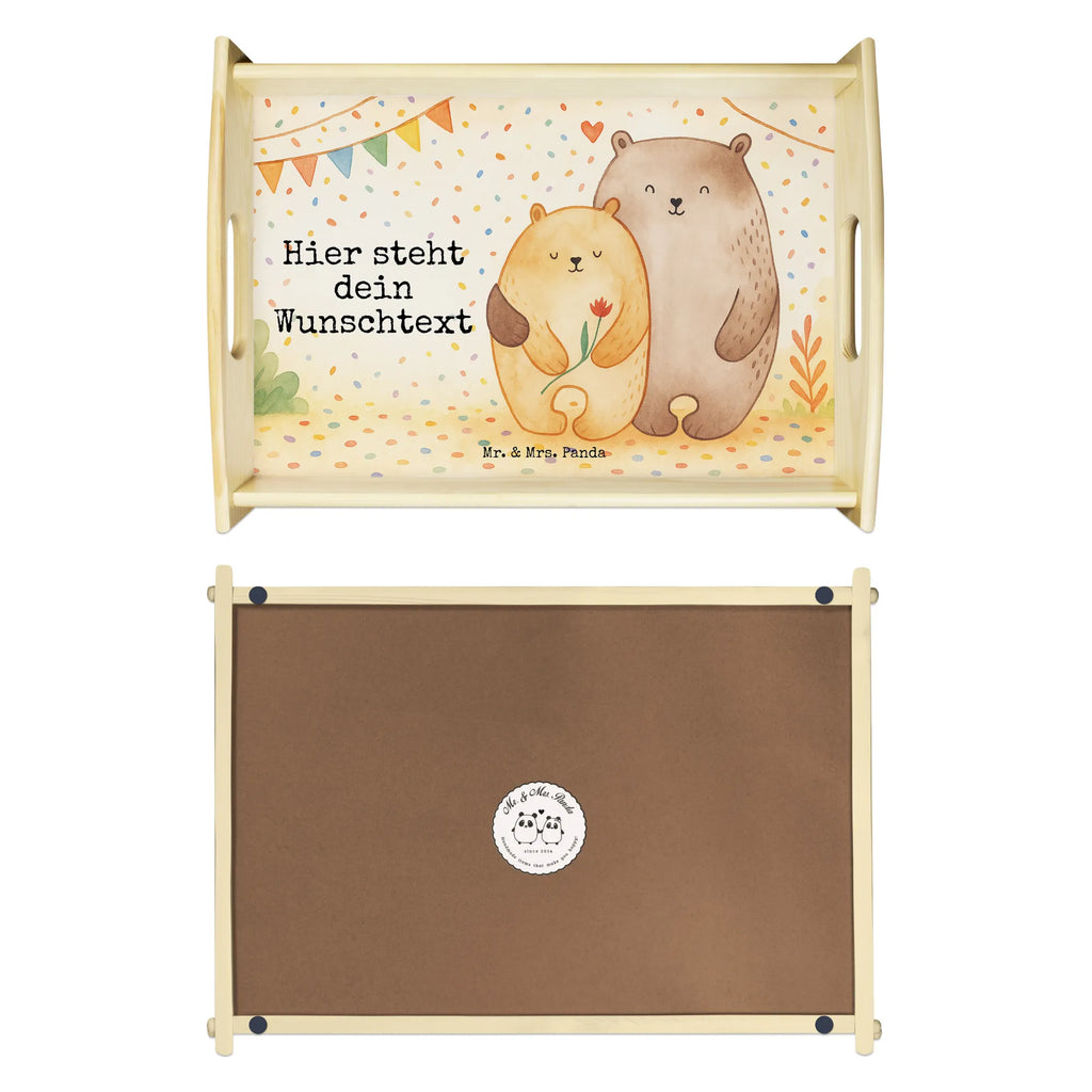 Personalisiertes Serviertablett Bären Liebe Design Tablett mit Namen, Personalisiertes Dekotablett, Serviertablett mit Namen, Personalisiertes Frühstückstablett, Personalisiertes Holztablett, Personalisiertes Tablett, Personalisiertes Serviertablett, Personalisiertes Küchentablett, Liebe, Partner, Freund, Freundin, Ehemann, Ehefrau, Heiraten, Verlobung, Heiratsantrag, Liebesgeschenk, Jahrestag, Hocheitstag, Geschenk Freund, Verlobt, Hochzeitstag, Geschenk Hochzeit, Bär, Verheiratet, Liebesbeweis, Bärchen, Verliebt, Bären, Geschenk Freundin