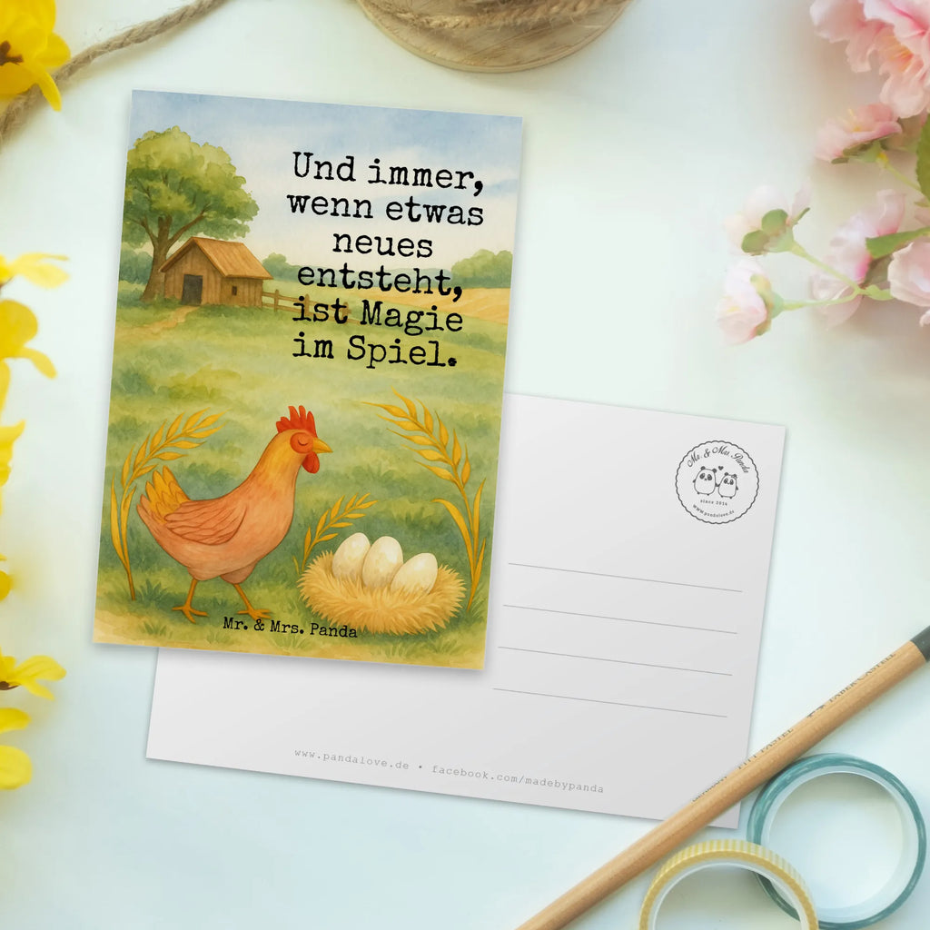 Postcard Chicken Proud Design Postkarte, Dankeskarte, Karte, Ansichtskarten, Einladung, Einladungskarten Geburtstag, Geburtstagskarte, Ansichtskarte, Einladungskarte, Einladung Geburtstag, Grußkarte, Geschenkkarte, Bauernhof, Hoftiere, Landwirt, Landwirtin, Hahn, Schwangerschaft, Eier, Geburt, Landleben, Hof, Spruch, Motivation, Magie, Hühner, Henne