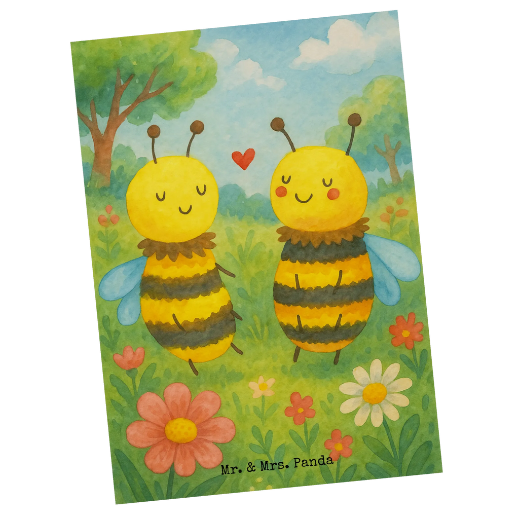 Postkarte Biene Verliebt Design Geschenkkarte, Einladung Geburtstag, Geburtstagskarte, Ansichtskarten, Einladungskarte, Ansichtskarte, Grußkarte, Einladung, Dankeskarte, Postkarte, Karte, Einladungskarten Geburtstag, Biene, Wespe, Hummel