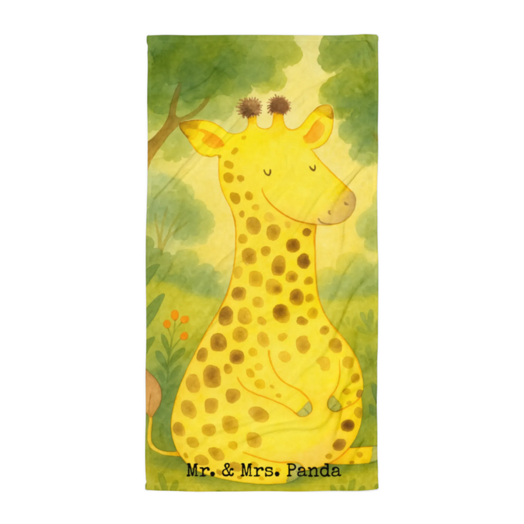 XL bath towel giraffe Satisfied Design Handtuch, Badetuch, Duschtuch, Strandtuch, Saunatuch, Afrika, Wildtiere, Giraffe, Zufrieden, Glück, Abenteuer