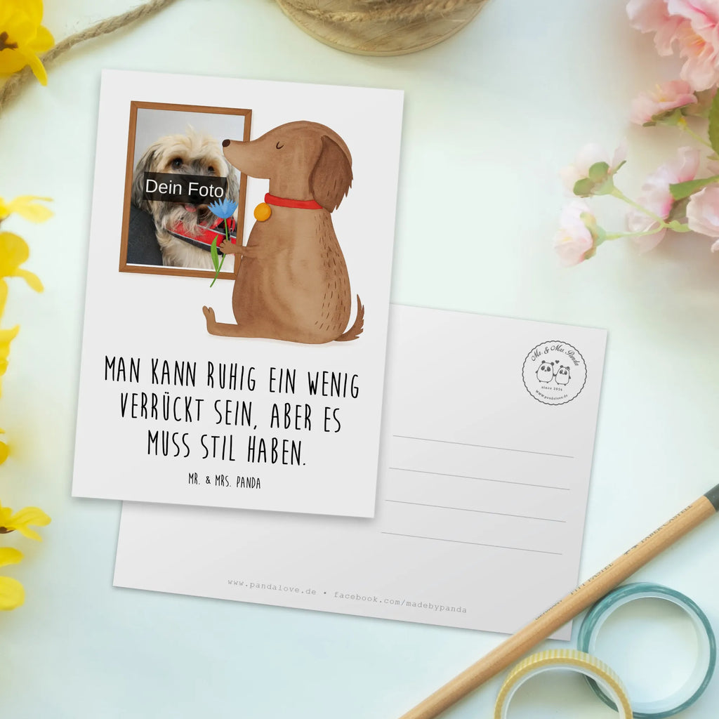 Personalizowana pocztówka ze zdjęciem pies kwiat Design Personalisierte Foto Postkarte, Hund, Hundemotiv, Haustier, Hunderasse, Tierliebhaber, Hundebesitzer, Sprüche, Hunde, Frauchen, Hundeliebe