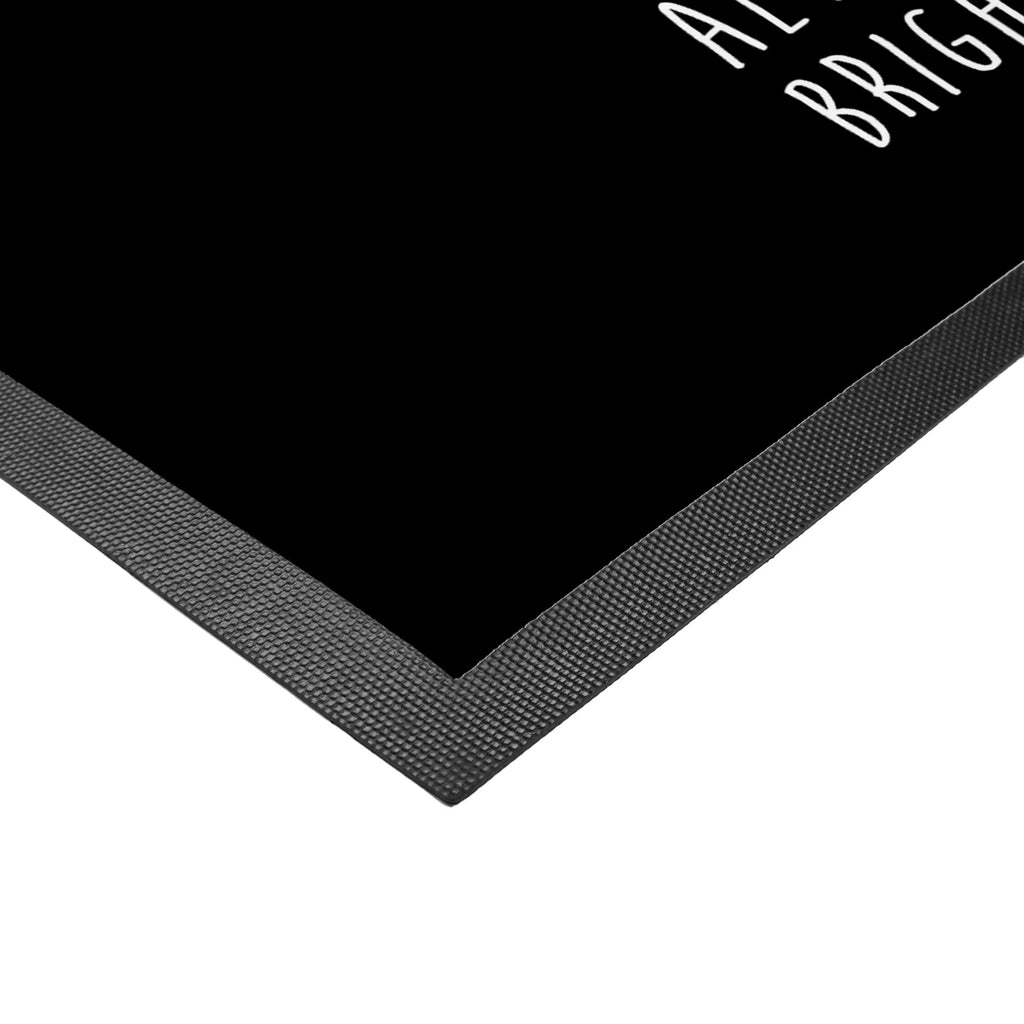 Personalized Photo Doormat Fox Stars Design Personalisierte Foto Fußmatte, Fuchs, Always Look on the Bright Side of Life, Spruch schön, tröstende Worte, Romantik, Füchse, Spruch positiv