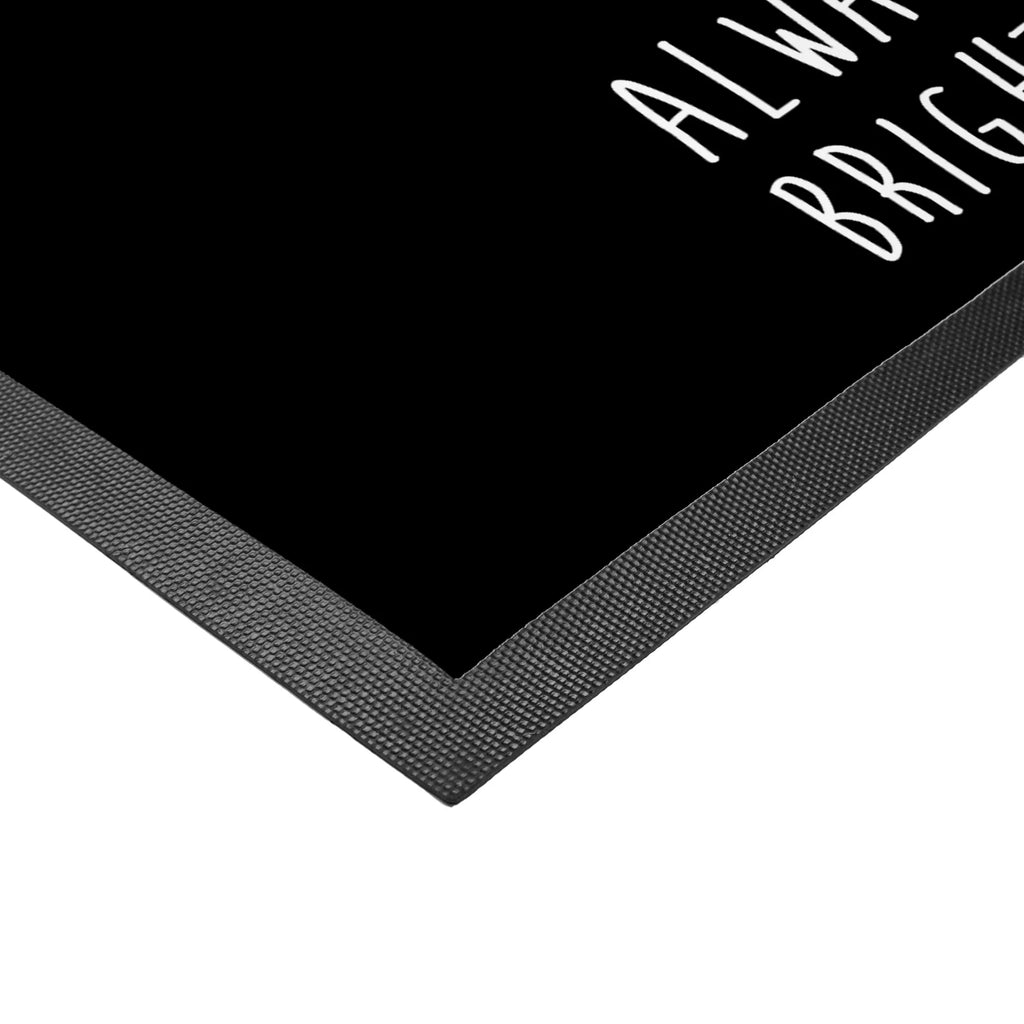 Personalized Photo Doormat Fox Stars Design Personalisierte Foto Fußmatte, Fuchs, Always Look on the Bright Side of Life, Spruch schön, tröstende Worte, Romantik, Füchse, Spruch positiv