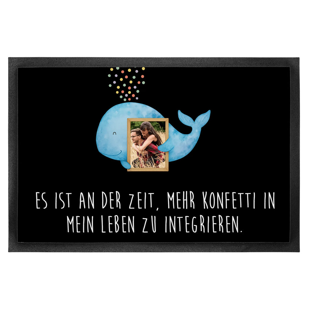 Personalisierte Foto Fußmatte Wal Konfetti Design Personalisierte Foto Fußmatte, Meerestiere, Meer, Urlaub, Neustart, Geburtstag, Wale, Motivation, Lebensabschnitt, Abnehmen, Konfetti, Neuanfang, Wal, Trennung, Diät