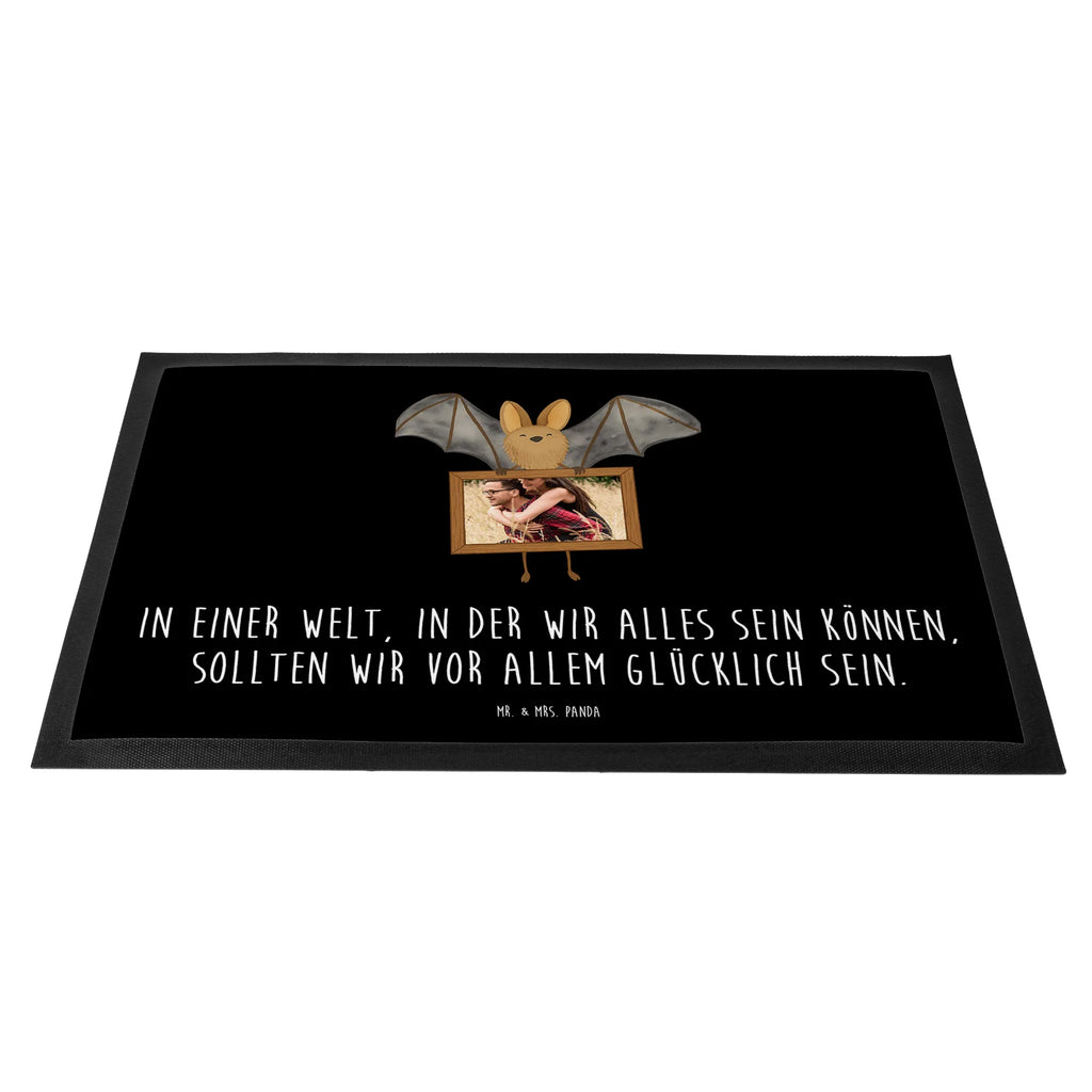 Personalizowana mata wejściowa ze zdjęciem nietoperz skrzydło Design Personalisierte Foto Fußmatte, Tiermotive, Gute Laune, lustige Sprüche, Tiere