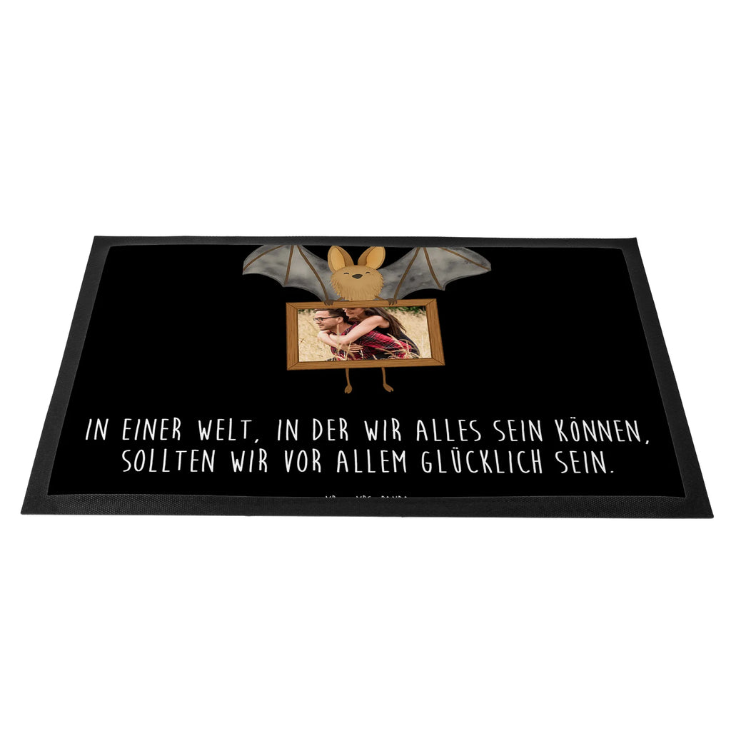 Personalizowana mata wejściowa ze zdjęciem nietoperz skrzydło Design Personalisierte Foto Fußmatte, Tiermotive, Gute Laune, lustige Sprüche, Tiere