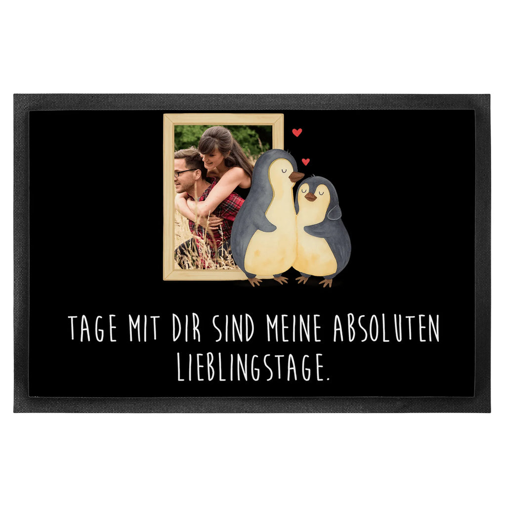 Personalized Photo Doormat Penguin embrace Design Personalisierte Foto Fußmatte, Pinguin, Verlobung, Hochzeitstag, Liebesbeweis, Liebesgeschenk, Liebespaar, Jahrestag, Hochzeit, Liebe, Hochzeitsgeschenk