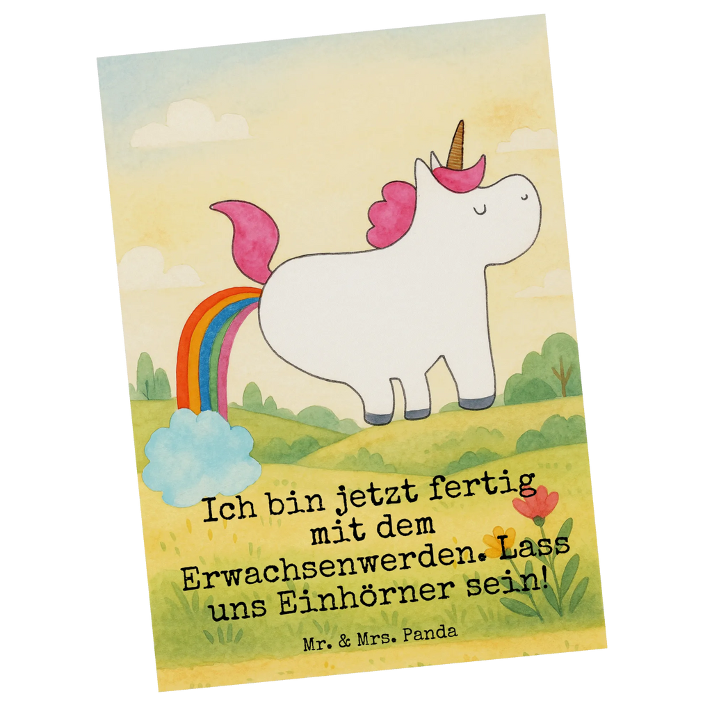 Postcard unicorn fart Design Postkarte, Karte, Geschenkkarte, Grußkarte, Einladung, Ansichtskarte, Geburtstagskarte, Einladungskarte, Dankeskarte, Ansichtskarten, Einladung Geburtstag, Einladungskarten Geburtstag, Einhorn, Einhörner, Einhorn Deko, Unicorn, Pups, Regenbogen, Glitzer, Einhornpower, Erwachsenwerden, Spaß, lustig, Freundin