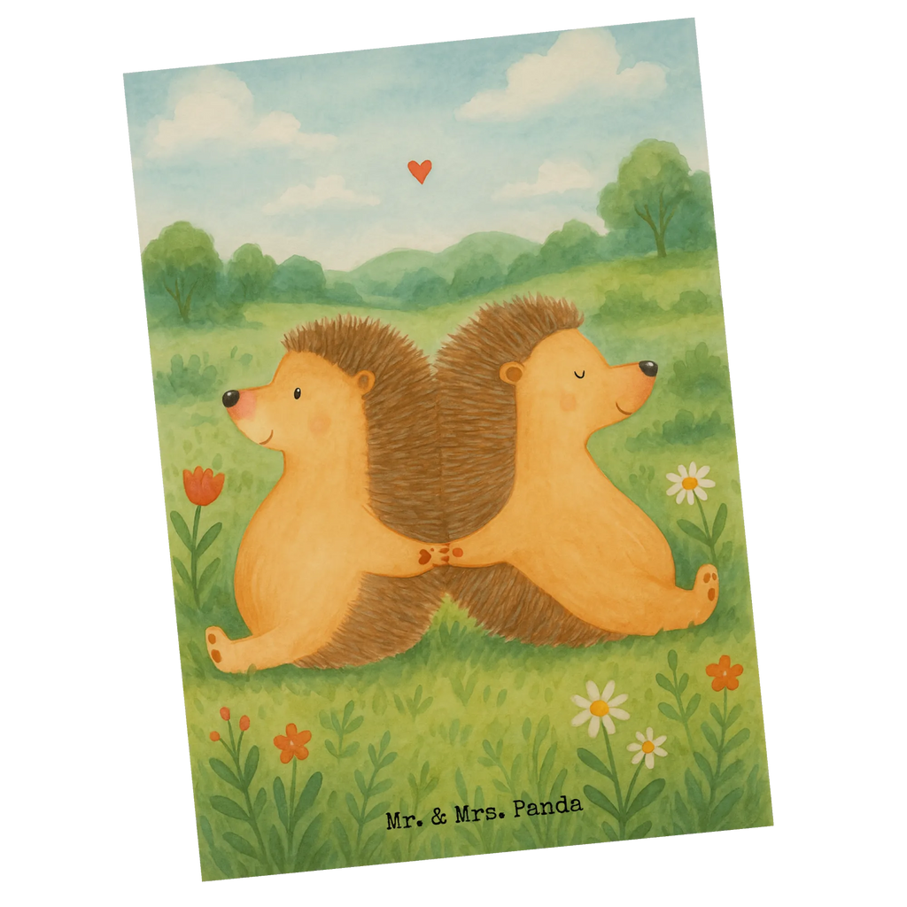 Postcard Hedgehogs holding hands Design Ansichtskarte, Karte, Grußkarte, Einladungskarte, Ansichtskarten, Einladungskarten Geburtstag, Einladung, Dankeskarte, Geburtstagskarte, Geschenkkarte, Einladung Geburtstag, Postkarte, Liebe, Partner, Freund, Freundin, Ehemann, Ehefrau, Heiraten, Verlobung, Heiratsantrag, Liebesgeschenk, Jahrestag, Hocheitstag, große Liebe, Igelliebe, Love, Hochzeit, Geschenk für zwei, Liebesbeweis, Liebesbotschaft, Lieblingsmensch, Hand in Hand, Gemeinsamkeit, Igel