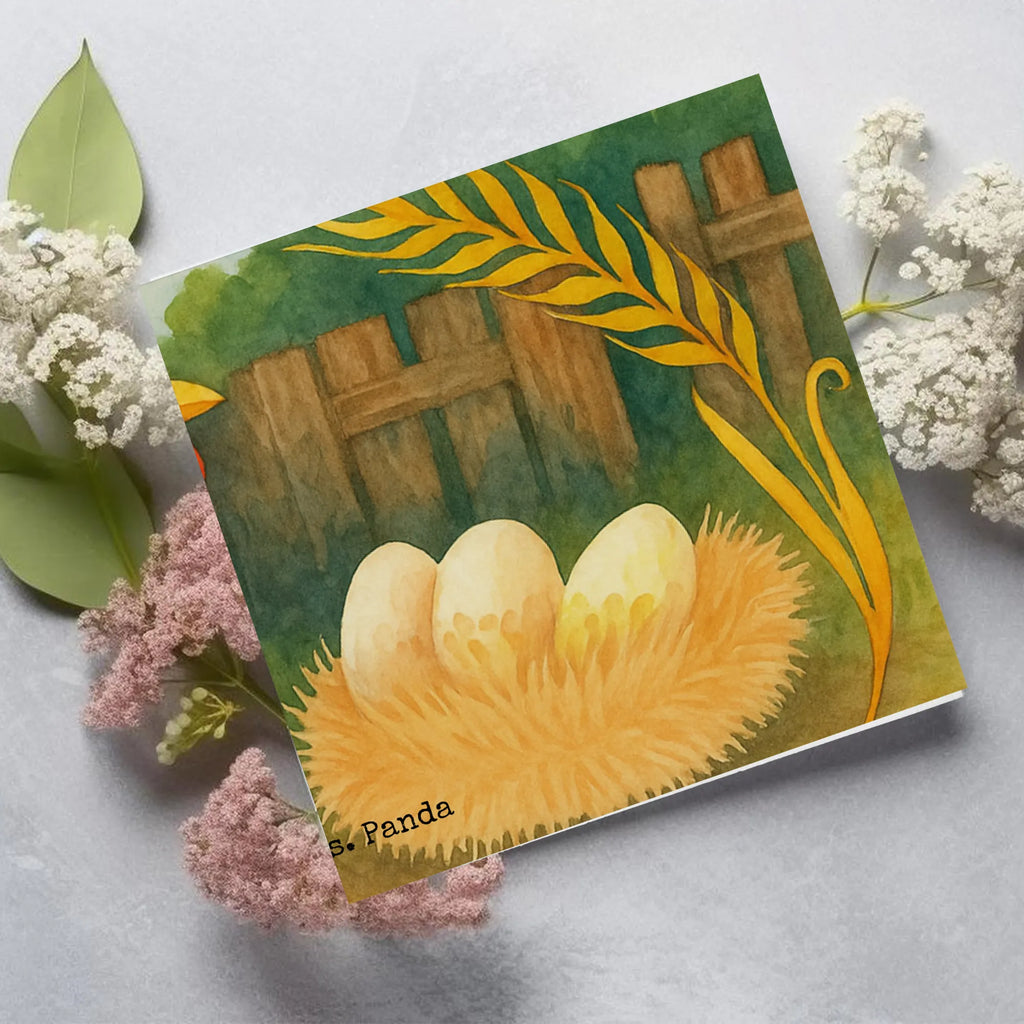 Karta Deluxe kurczak Dumny Design Karte, Grußkarte, Klappkarte, Einladungskarte, Glückwunschkarte, Hochzeitskarte, Geburtstagskarte, Hochwertige Grußkarte, Hochwertige Klappkarte, Bauernhof, Hoftiere, Landwirt, Landwirtin, Hahn, Henne, Hühner, Eier, Hof, Landleben, Motivation, Geburt, Magie, Spruch, Schwangerschaft