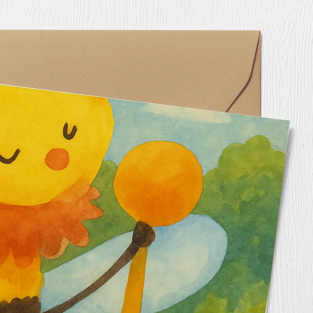 Deluxe Karte Biene König Design Karte, Grußkarte, Klappkarte, Einladungskarte, Glückwunschkarte, Hochzeitskarte, Geburtstagskarte, Hochwertige Grußkarte, Hochwertige Klappkarte, Biene, Wespe, Hummel