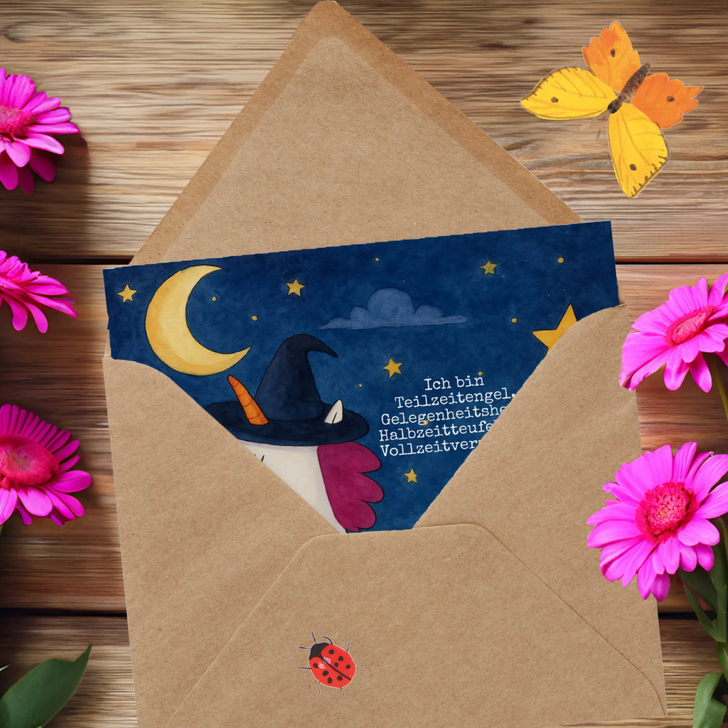 Deluxe Card unicorn Witch Design Karte, Grußkarte, Klappkarte, Einladungskarte, Glückwunschkarte, Hochzeitskarte, Geburtstagskarte, Hochwertige Grußkarte, Hochwertige Klappkarte, Einhorn, Einhörner, Einhorn Deko, Unicorn, Frau, Ehefrau, Hexe, Teufel, Engel, Verrückte, Freundin, Leben, Zicke