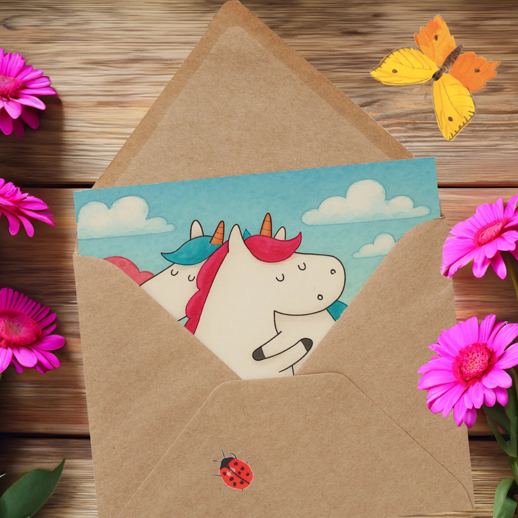 Karta Deluxe Jednorożce Przytulanie Design Karte, Grußkarte, Klappkarte, Einladungskarte, Glückwunschkarte, Hochzeitskarte, Geburtstagskarte, Hochwertige Grußkarte, Hochwertige Klappkarte, Einhorn, Einhörner, Einhorn Deko, Unicorn, Freundinnen, Freundin, BFF, Schwester, Schwestern, Familie, Geschwister, Sister, Liebe