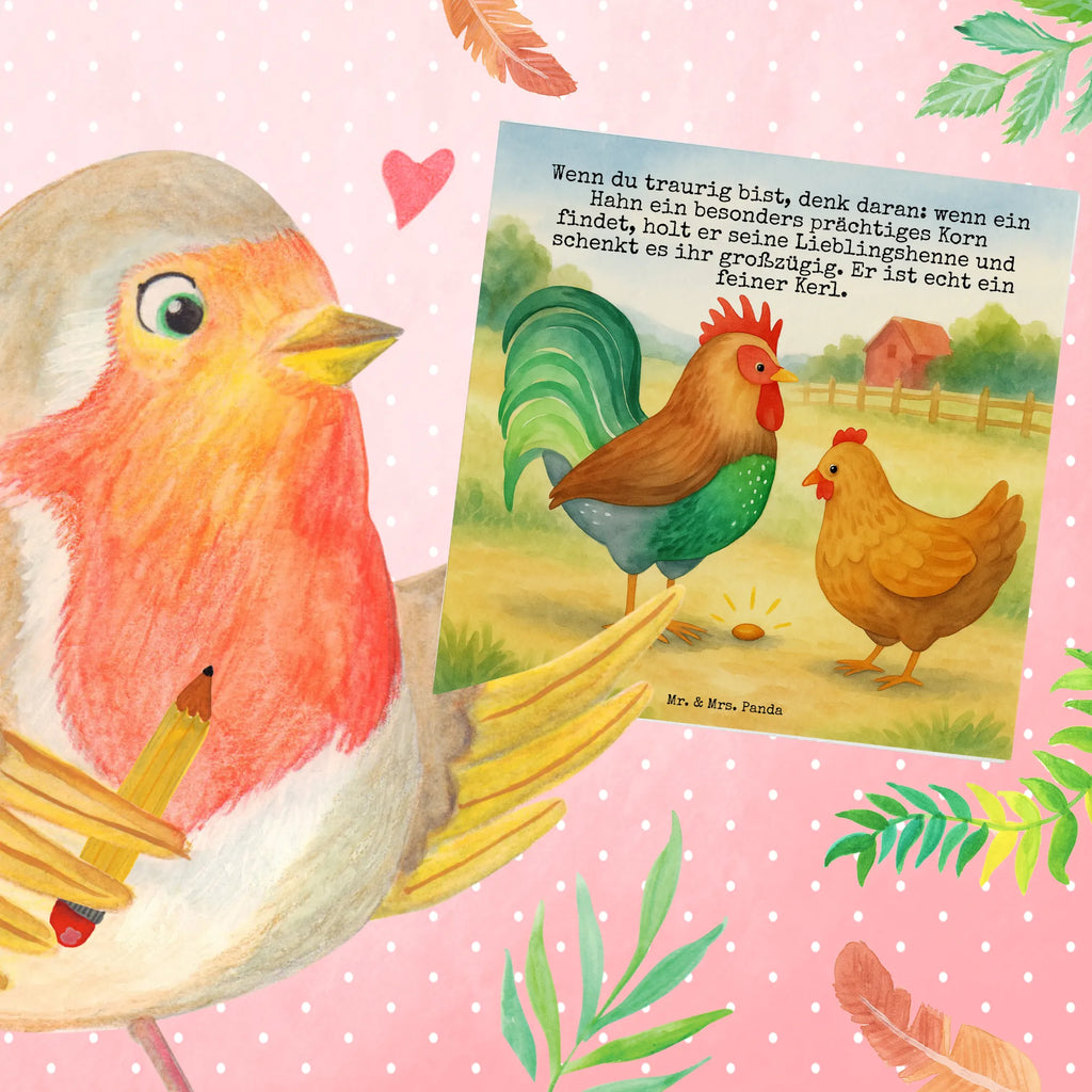 Karta Deluxe kogut ziarno Design Karte, Grußkarte, Klappkarte, Einladungskarte, Glückwunschkarte, Hochzeitskarte, Geburtstagskarte, Hochwertige Grußkarte, Hochwertige Klappkarte, Bauernhof, Hoftiere, Landwirt, Landwirtin, Hahn, Korn, Henne, Eier, Natur