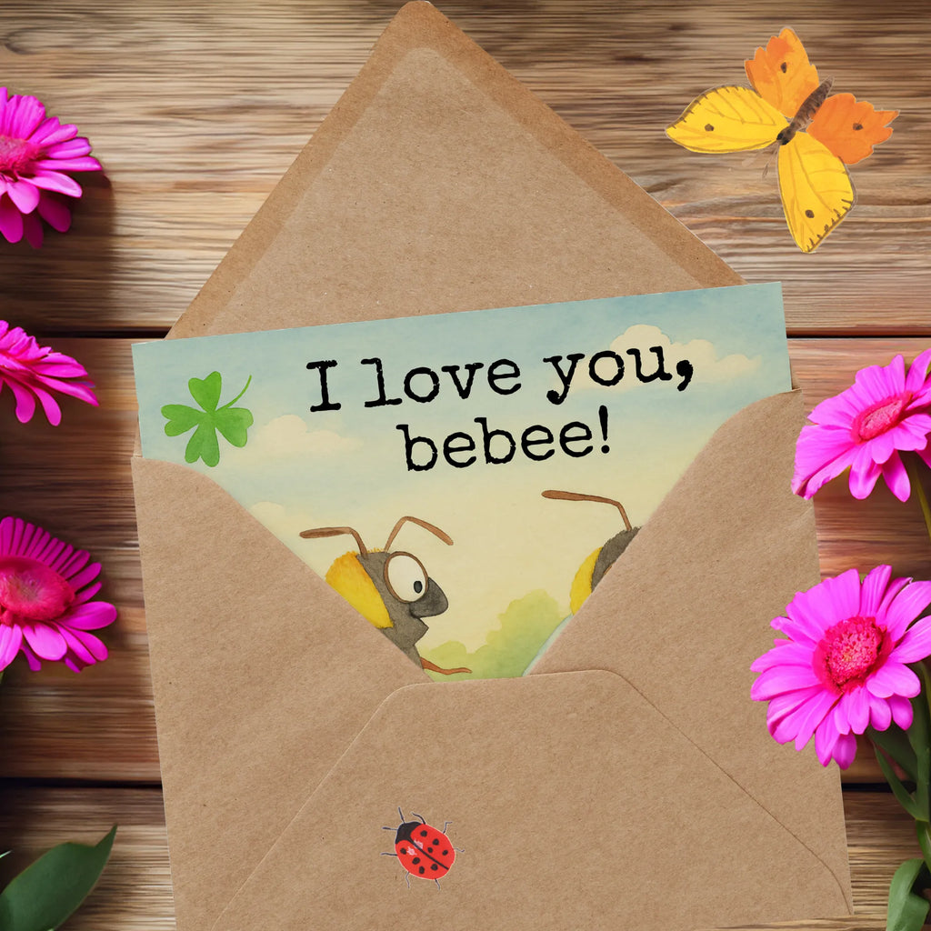 Deluxe Card bees Pair Design Karte, Grußkarte, Klappkarte, Einladungskarte, Glückwunschkarte, Hochzeitskarte, Geburtstagskarte, Hochwertige Grußkarte, Hochwertige Klappkarte, Liebe, Partner, Freund, Freundin, Ehemann, Ehefrau, Heiraten, Verlobung, Heiratsantrag, Liebesgeschenk, Jahrestag, Hocheitstag, Valentinstag, Geschenk für Frauen, Hochzeitstag, Mitbringsel, Geschenk für Freundin, Geschenk für Partner, Liebesbeweis, für Männer, für Ehemann, Schildkröten, verliebte Schildkröten