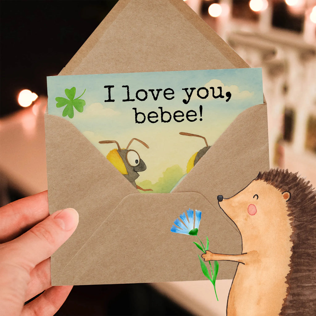 Deluxe Card bees Pair Design Karte, Grußkarte, Klappkarte, Einladungskarte, Glückwunschkarte, Hochzeitskarte, Geburtstagskarte, Hochwertige Grußkarte, Hochwertige Klappkarte, Liebe, Partner, Freund, Freundin, Ehemann, Ehefrau, Heiraten, Verlobung, Heiratsantrag, Liebesgeschenk, Jahrestag, Hocheitstag, Valentinstag, Geschenk für Frauen, Hochzeitstag, Mitbringsel, Geschenk für Freundin, Geschenk für Partner, Liebesbeweis, für Männer, für Ehemann, Schildkröten, verliebte Schildkröten