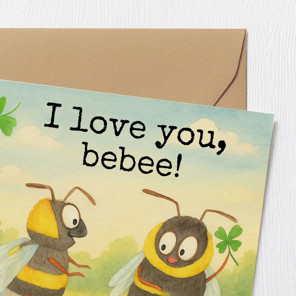 Deluxe Card bees Pair Design Karte, Grußkarte, Klappkarte, Einladungskarte, Glückwunschkarte, Hochzeitskarte, Geburtstagskarte, Hochwertige Grußkarte, Hochwertige Klappkarte, Liebe, Partner, Freund, Freundin, Ehemann, Ehefrau, Heiraten, Verlobung, Heiratsantrag, Liebesgeschenk, Jahrestag, Hocheitstag, Valentinstag, Geschenk für Frauen, Hochzeitstag, Mitbringsel, Geschenk für Freundin, Geschenk für Partner, Liebesbeweis, für Männer, für Ehemann, Schildkröten, verliebte Schildkröten