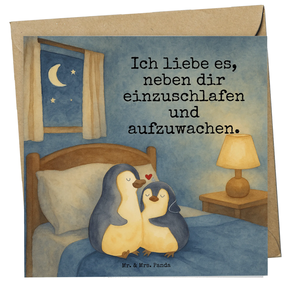 Deluxe Karte Pinguine Einschlafen Design Karte, Grußkarte, Klappkarte, Einladungskarte, Glückwunschkarte, Hochzeitskarte, Geburtstagskarte, Hochwertige Grußkarte, Hochwertige Klappkarte, Liebe, Partner, Freund, Freundin, Ehemann, Ehefrau, Heiraten, Verlobung, Heiratsantrag, Liebesgeschenk, Jahrestag, Hocheitstag, Valentinstag, Geschenk für Frauen, Hochzeitstag, Mitbringsel, Geschenk für Freundin, Geschenk für Partner, Liebesbeweis, für Männer, für Ehemann