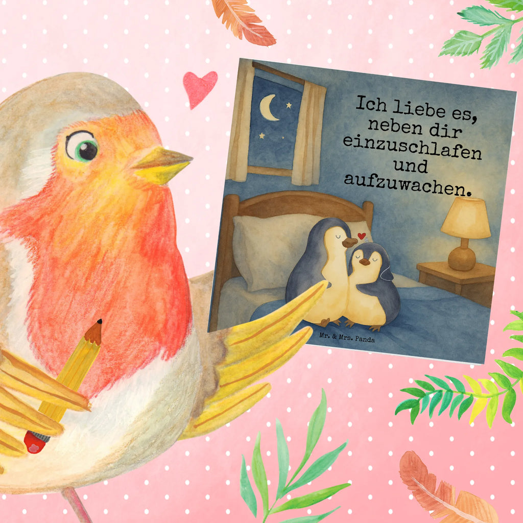 Deluxe Karte Pinguine Einschlafen Design Karte, Grußkarte, Klappkarte, Einladungskarte, Glückwunschkarte, Hochzeitskarte, Geburtstagskarte, Hochwertige Grußkarte, Hochwertige Klappkarte, Liebe, Partner, Freund, Freundin, Ehemann, Ehefrau, Heiraten, Verlobung, Heiratsantrag, Liebesgeschenk, Jahrestag, Hocheitstag, Valentinstag, Geschenk für Frauen, Hochzeitstag, Mitbringsel, Geschenk für Freundin, Geschenk für Partner, Liebesbeweis, für Männer, für Ehemann