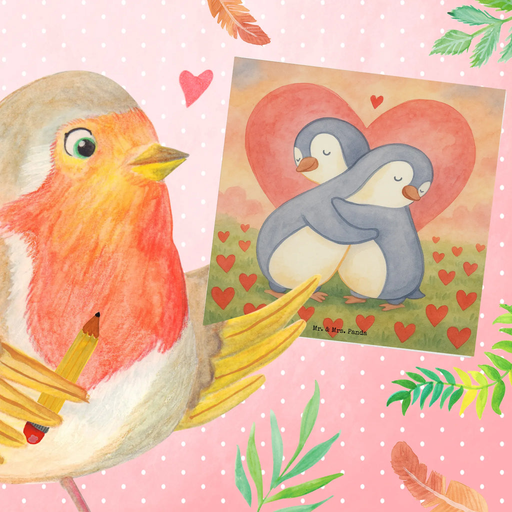 Deluxe Card penguins Cuddle Design Karte, Grußkarte, Klappkarte, Einladungskarte, Glückwunschkarte, Hochzeitskarte, Geburtstagskarte, Hochwertige Grußkarte, Hochwertige Klappkarte, Liebe, Partner, Freund, Freundin, Ehemann, Ehefrau, Heiraten, Verlobung, Heiratsantrag, Liebesgeschenk, Jahrestag, Hocheitstag, Valentinstag, Geschenk für Frauen, Hochzeitstag, Mitbringsel, Geschenk für Freundin, Geschenk für Partner, Liebesbeweis, für Männer, für Ehemann