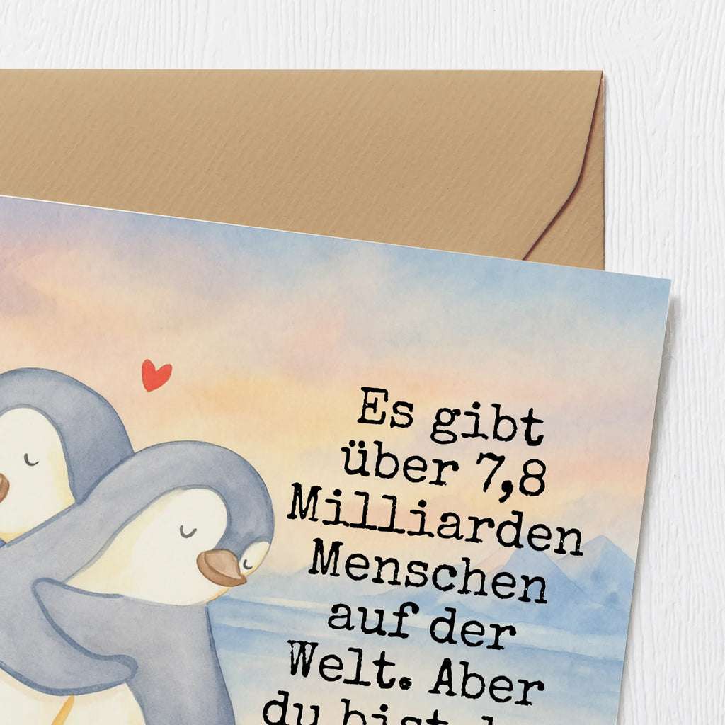 Karta Deluxe pingwiny Przytulanie Design Hochwertige Grußkarte, Karte, Klappkarte, Glückwunschkarte, Grußkarte, Hochzeitskarte, Einladungskarte, Hochwertige Klappkarte, Geburtstagskarte, Liebe, Partner, Freund, Freundin, Ehemann, Ehefrau, Heiraten, Verlobung, Heiratsantrag, Liebesgeschenk, Jahrestag, Hocheitstag, Valentinstag, Mitbringsel, Geschenk für Frauen, für Männer, Geschenk für Freundin, Geschenk für Partner, Hochzeitstag, für Ehemann, Liebesbeweis