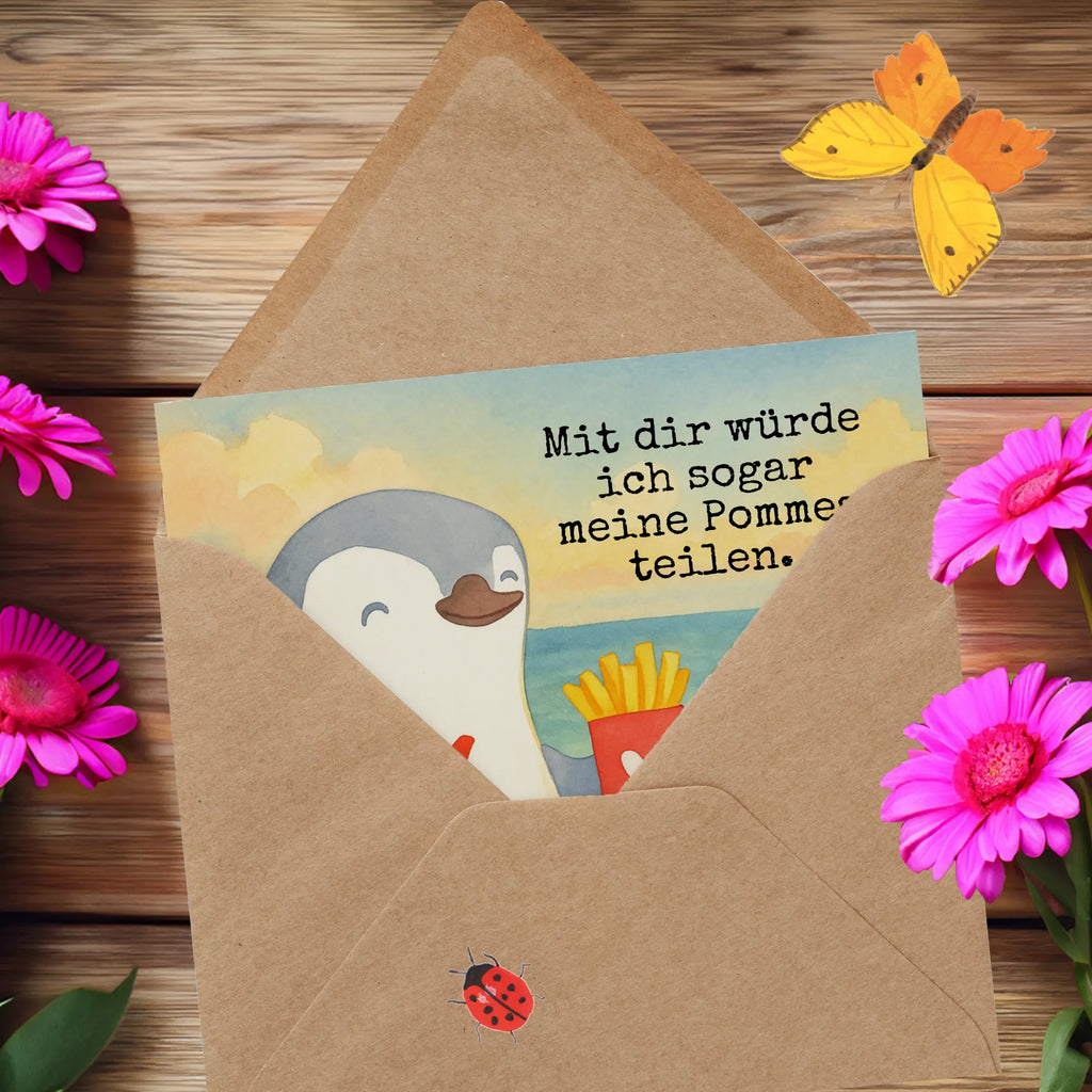 Deluxe Karte Pinguin Pommes Design Karte, Grußkarte, Klappkarte, Einladungskarte, Glückwunschkarte, Hochzeitskarte, Geburtstagskarte, Hochwertige Grußkarte, Hochwertige Klappkarte, Liebe, Partner, Freund, Freundin, Ehemann, Ehefrau, Heiraten, Verlobung, Heiratsantrag, Liebesgeschenk, Jahrestag, Hocheitstag, Valentinstag, Geschenk für Frauen, Hochzeitstag, Mitbringsel, Geschenk für Freundin, Geschenk für Partner, Liebesbeweis, für Männer, für Ehemann