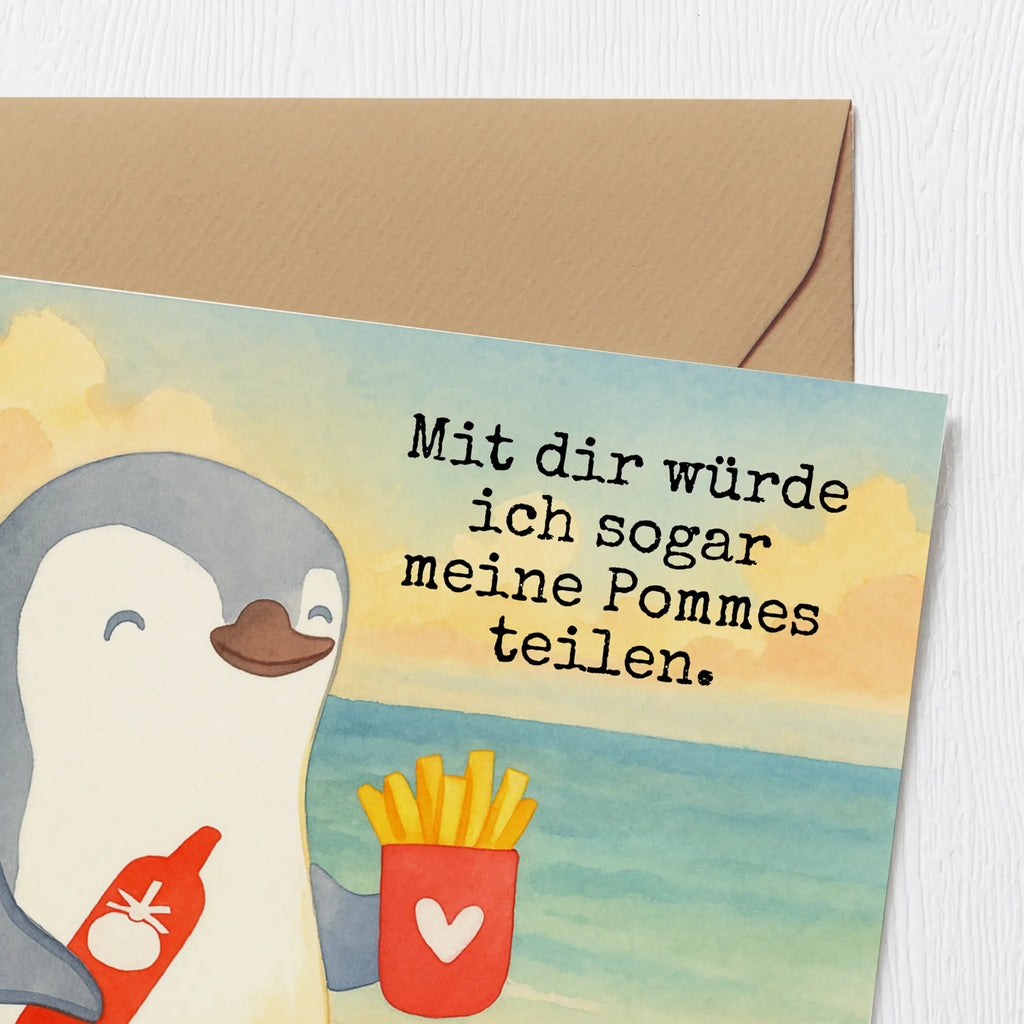 Deluxe Karte Pinguin Pommes Design Karte, Grußkarte, Klappkarte, Einladungskarte, Glückwunschkarte, Hochzeitskarte, Geburtstagskarte, Hochwertige Grußkarte, Hochwertige Klappkarte, Liebe, Partner, Freund, Freundin, Ehemann, Ehefrau, Heiraten, Verlobung, Heiratsantrag, Liebesgeschenk, Jahrestag, Hocheitstag, Valentinstag, Geschenk für Frauen, Hochzeitstag, Mitbringsel, Geschenk für Freundin, Geschenk für Partner, Liebesbeweis, für Männer, für Ehemann