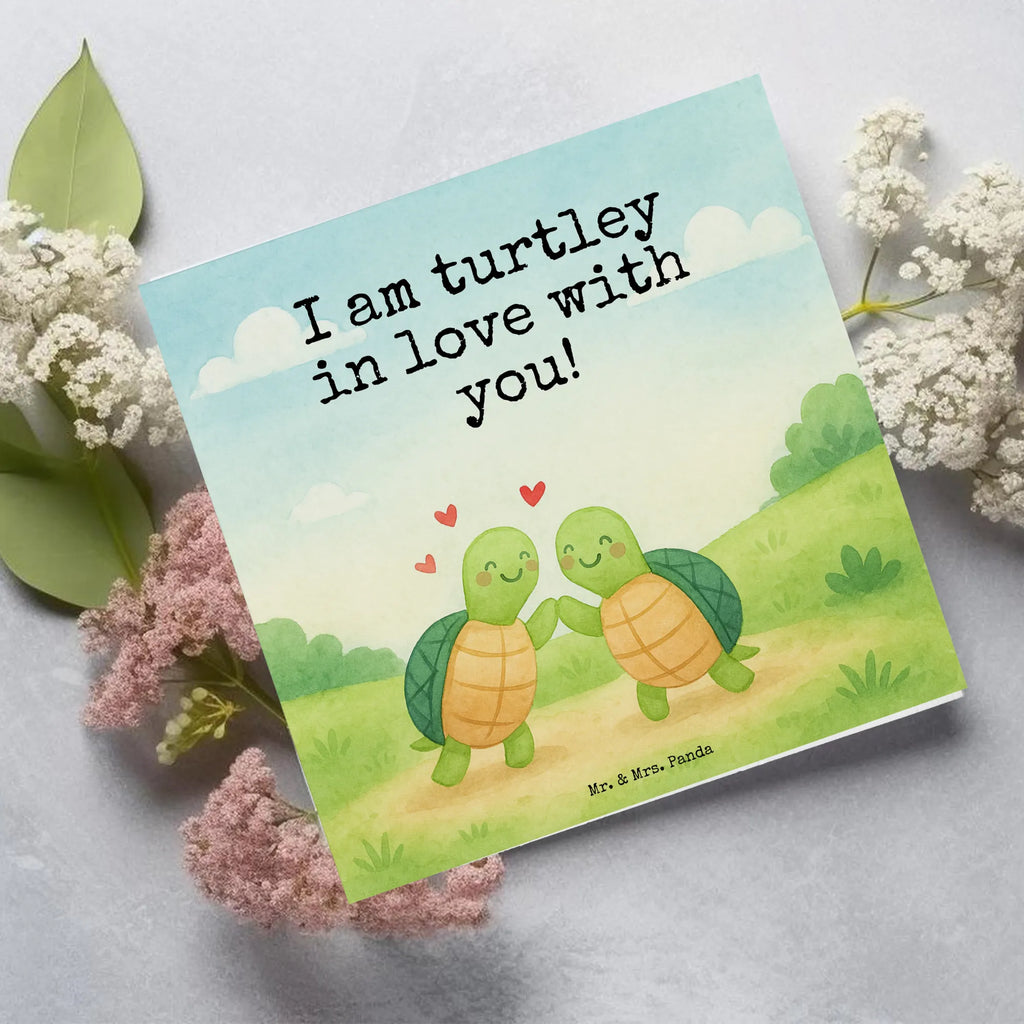 Deluxe Card turtles Pair Design Karte, Grußkarte, Klappkarte, Einladungskarte, Glückwunschkarte, Hochzeitskarte, Geburtstagskarte, Hochwertige Grußkarte, Hochwertige Klappkarte, Liebe, Partner, Freund, Freundin, Ehemann, Ehefrau, Heiraten, Verlobung, Heiratsantrag, Liebesgeschenk, Jahrestag, Hocheitstag, Valentinstag, Geschenk für Frauen, Hochzeitstag, Mitbringsel, Geschenk für Freundin, Geschenk für Partner, Liebesbeweis, für Männer, für Ehemann