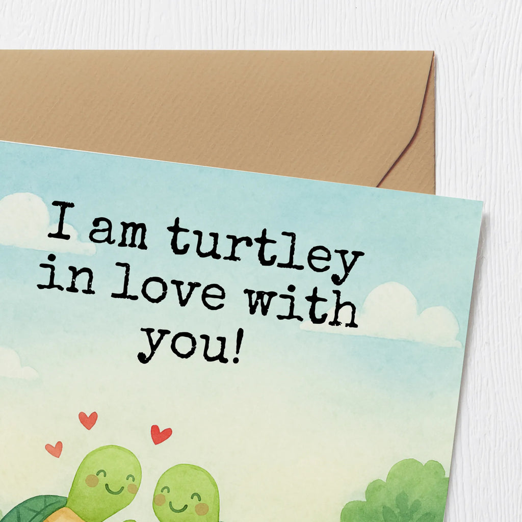 Deluxe Card turtles Pair Design Karte, Grußkarte, Klappkarte, Einladungskarte, Glückwunschkarte, Hochzeitskarte, Geburtstagskarte, Hochwertige Grußkarte, Hochwertige Klappkarte, Liebe, Partner, Freund, Freundin, Ehemann, Ehefrau, Heiraten, Verlobung, Heiratsantrag, Liebesgeschenk, Jahrestag, Hocheitstag, Valentinstag, Geschenk für Frauen, Hochzeitstag, Mitbringsel, Geschenk für Freundin, Geschenk für Partner, Liebesbeweis, für Männer, für Ehemann