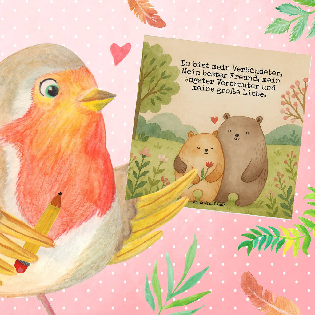 Deluxe Karte Bären Liebe Design Karte, Grußkarte, Klappkarte, Einladungskarte, Glückwunschkarte, Hochzeitskarte, Geburtstagskarte, Hochwertige Grußkarte, Hochwertige Klappkarte, Liebe, Partner, Freund, Freundin, Ehemann, Ehefrau, Heiraten, Verlobung, Heiratsantrag, Liebesgeschenk, Jahrestag, Hocheitstag, Verliebt, Verlobt, Verheiratet, Geschenk Freundin, Geschenk Freund, Liebesbeweis, Hochzeitstag, Geschenk Hochzeit, Bären, Bärchen, Bär